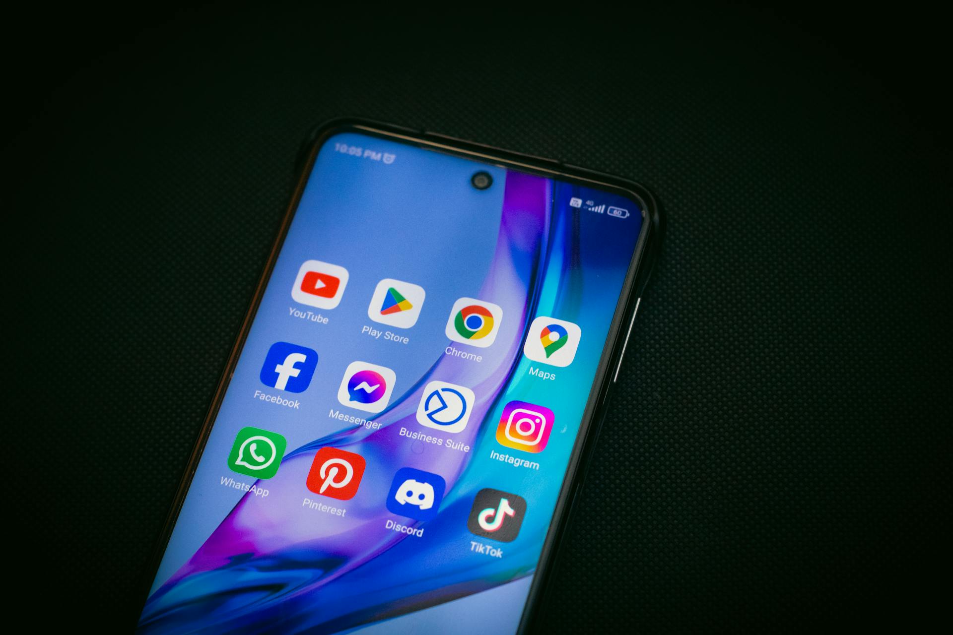 Applications de réseaux sociaux sur un téléphone | Source : Pexels