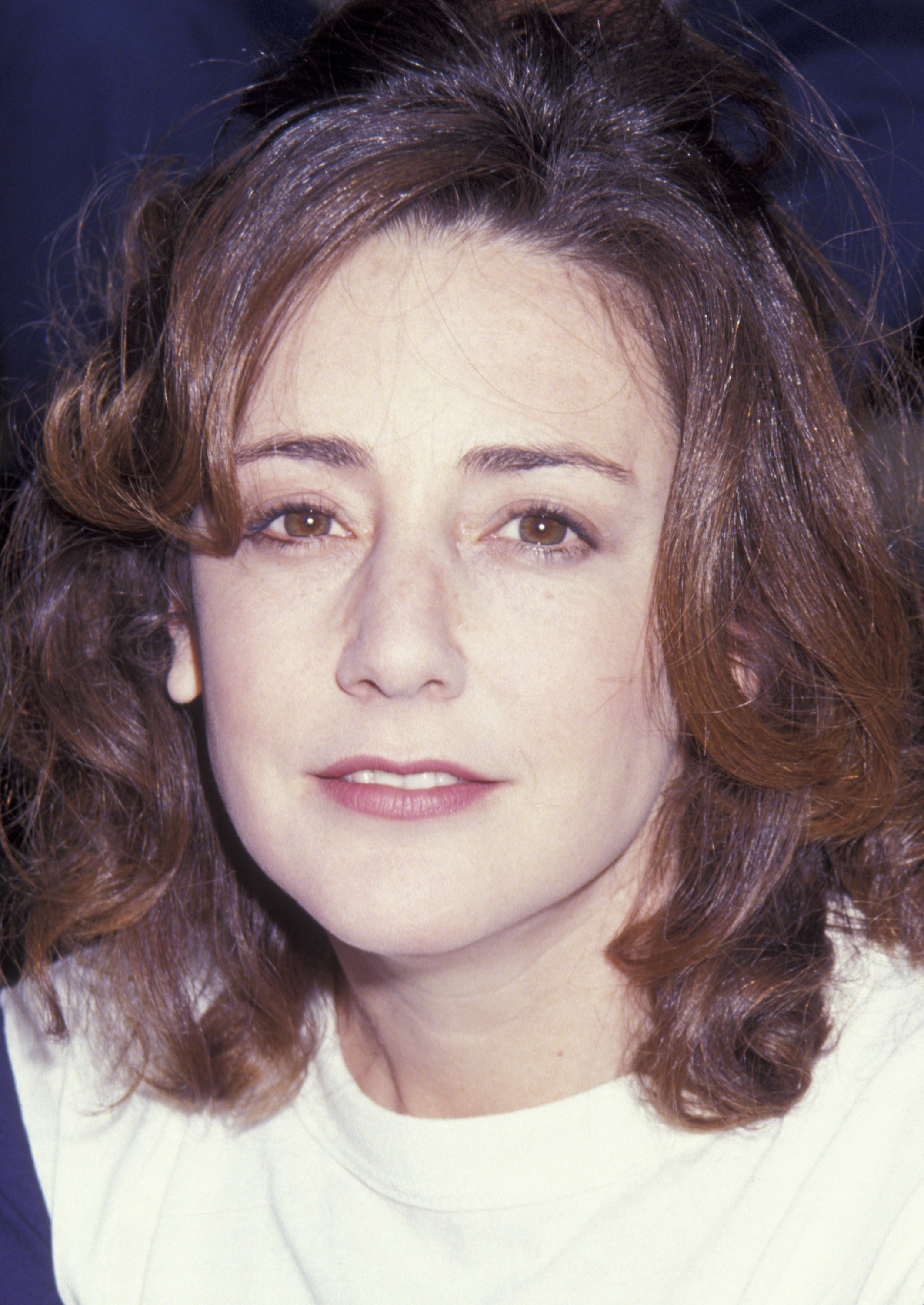 Talia Balsam assiste au 38e match annuel de balle molle des vedettes de Broadway le 30 avril 1992 | Source : Getty Images