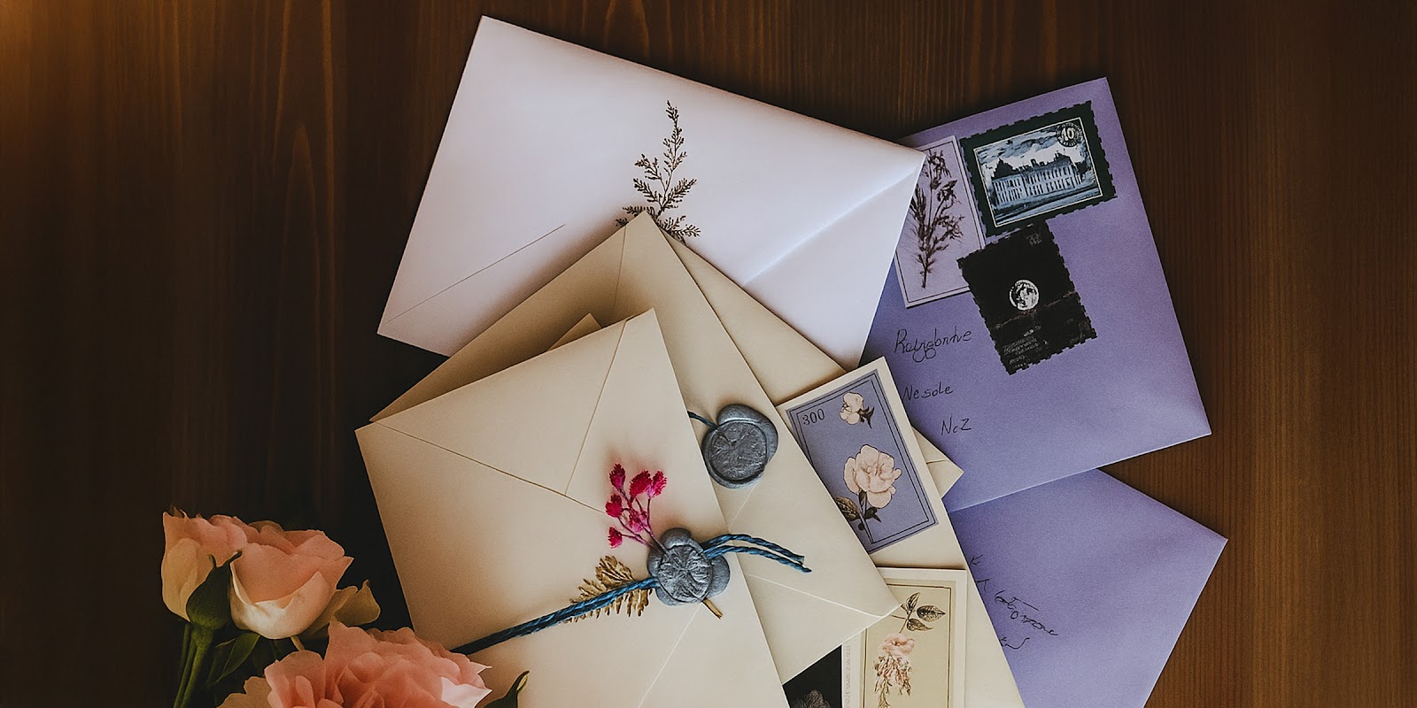 Pile d'enveloppes. | Source : Sora