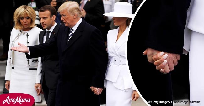 La visite de Macron aux États-Unis: Le moment embarrassant où la première dame a refusé de tenir la main de son mari