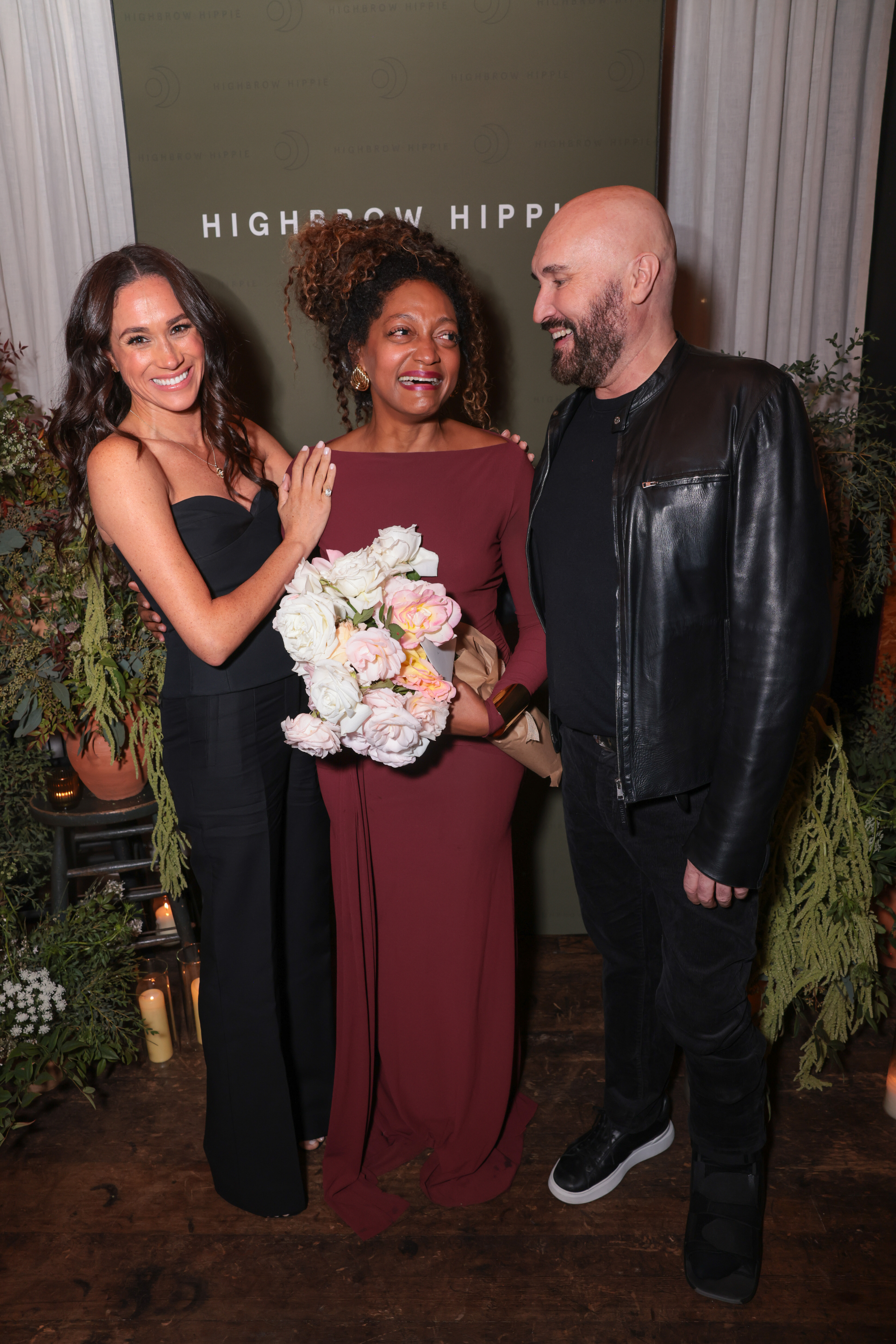 Meghan, duchesse de Sussex, Kadi Lee et Serge Normant | Source : Getty Images