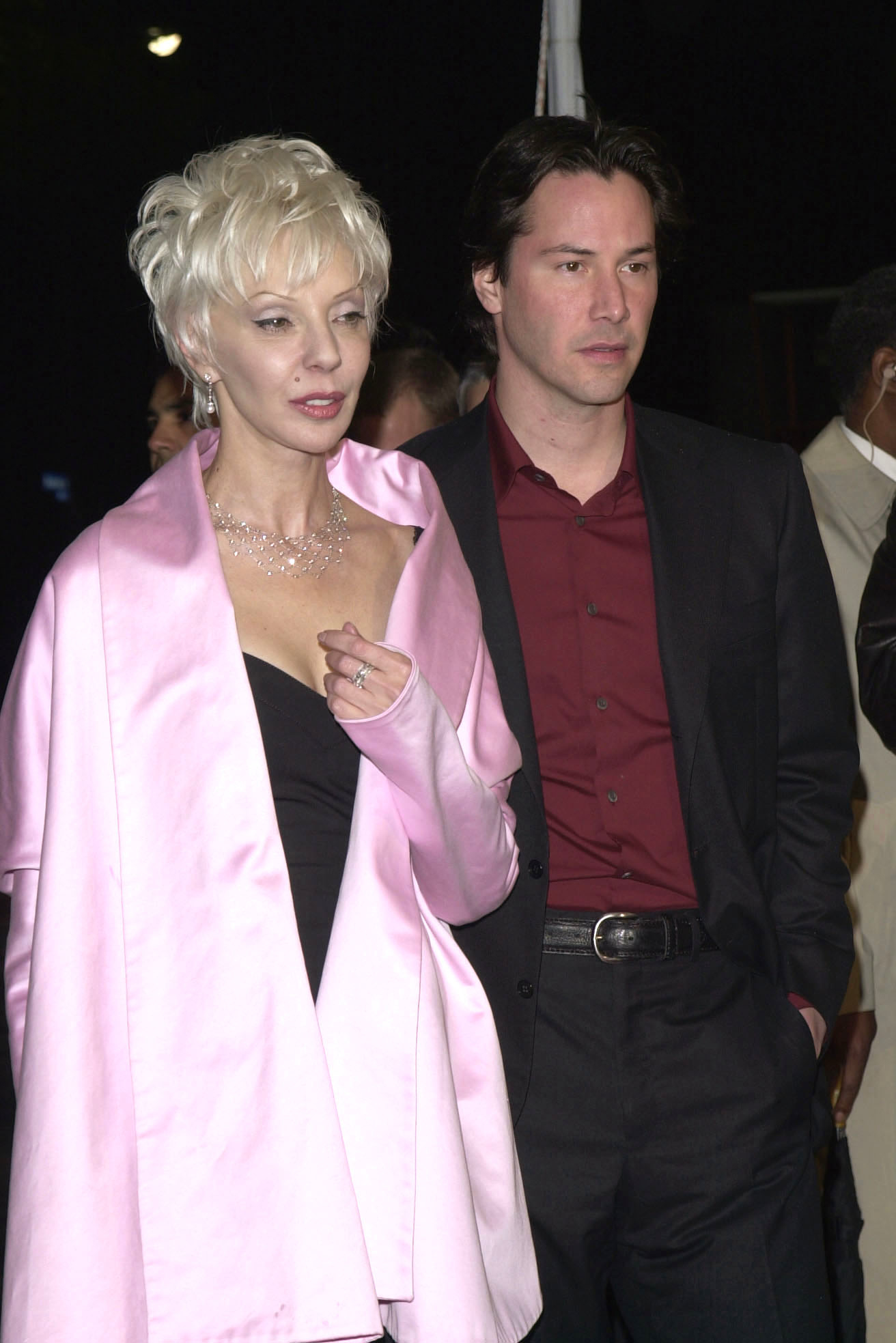 Keanu Reeves avec Patricia Taylor, 2001 | Source : Getty Images