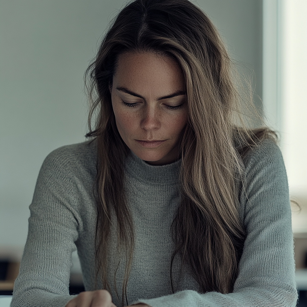 Une femme bouleversée | Source : Midjourney