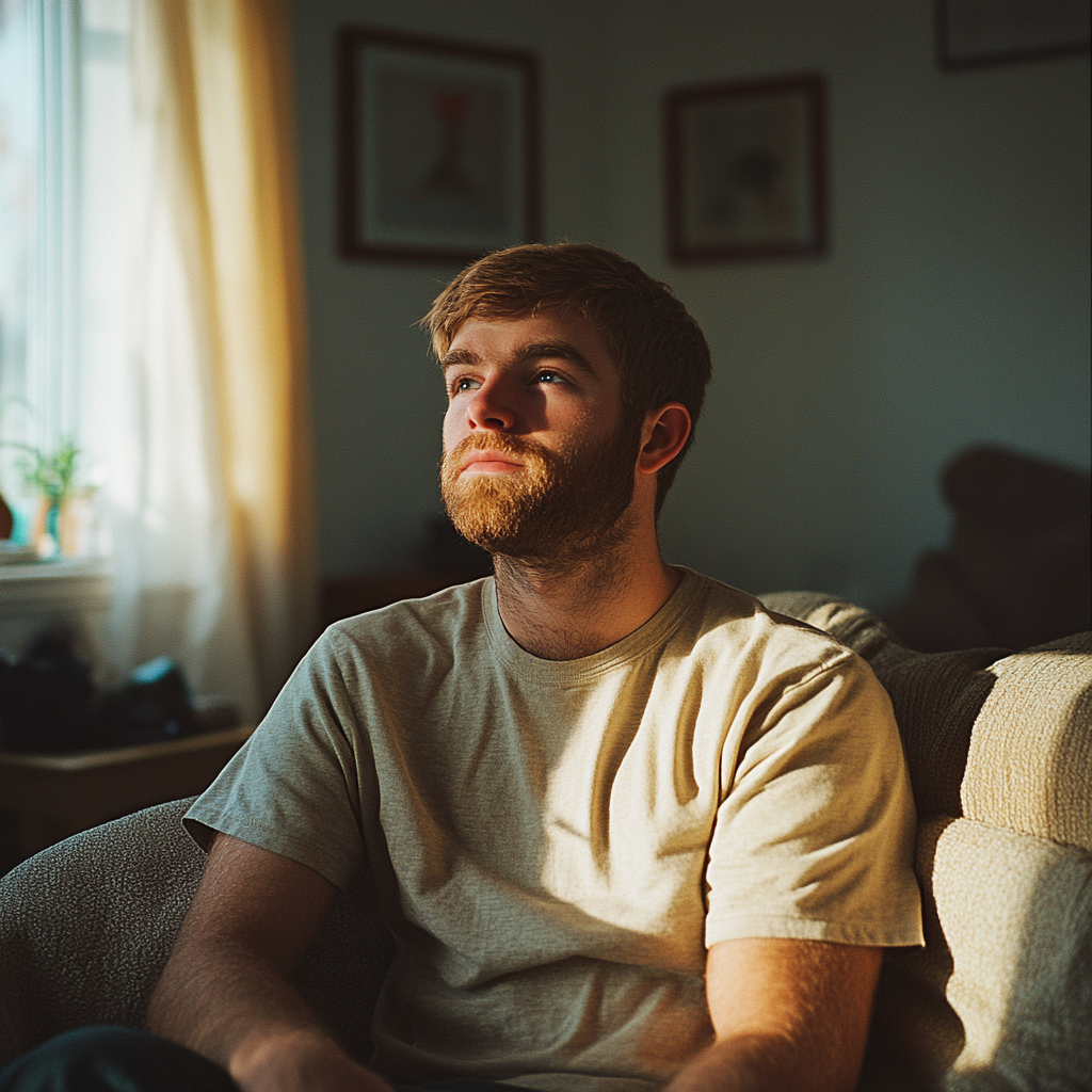 Un homme déterminé qui réfléchit à un plan | Source : Midjourney
