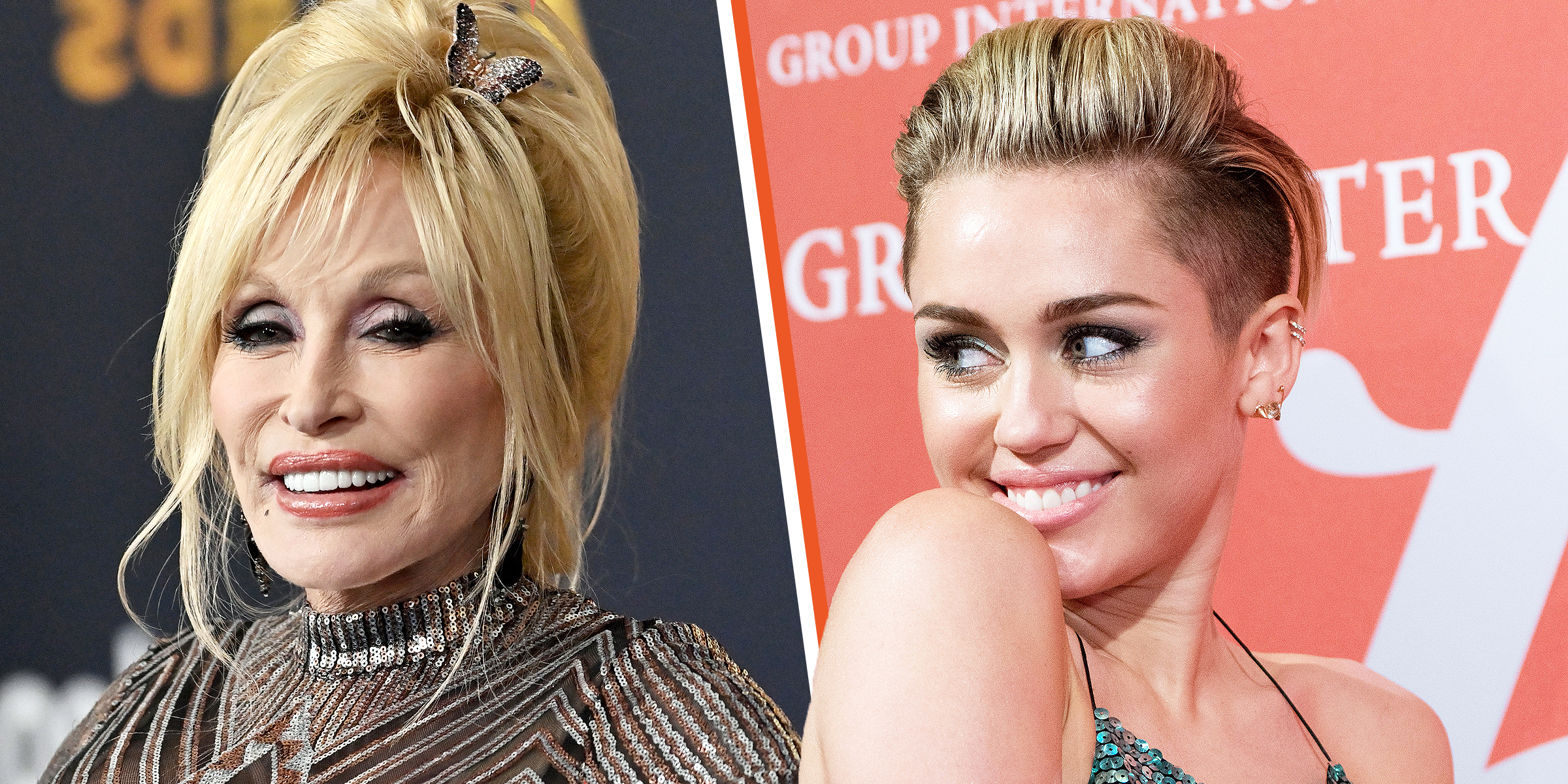 Dolly Parton | Miley Cyrus | Source : Getty Images