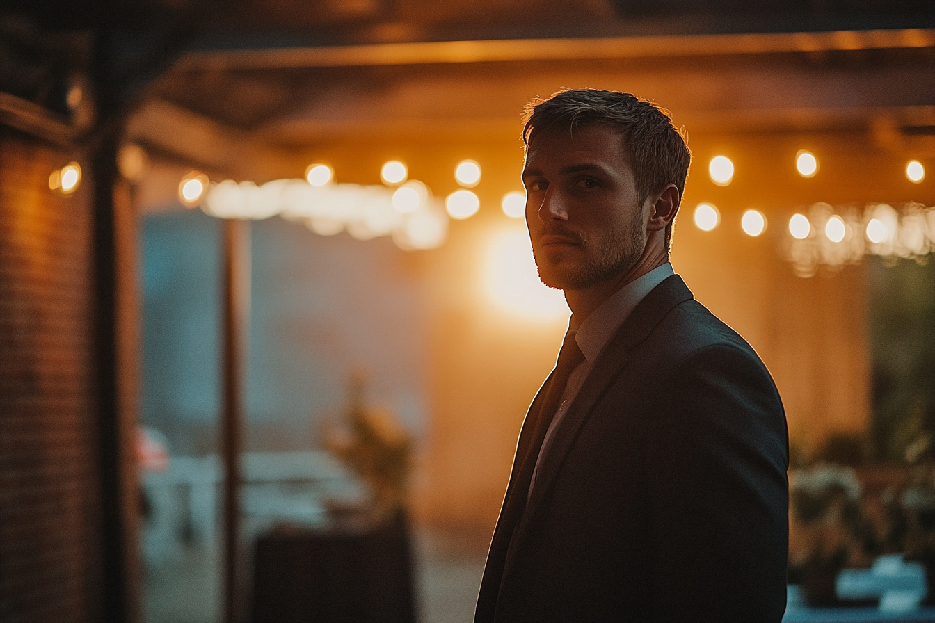 Un homme lors de son mariage | Source : Midjourney