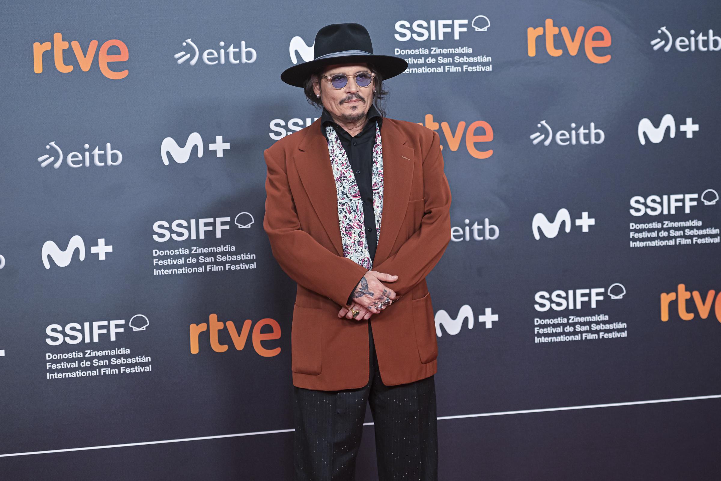 Johnny Depp assiste à la première de "Modi, trois jours sur les ailes de la folie" le 24 septembre 2024, à Saint-Sébastien, en Espagne. | Source : Getty Images