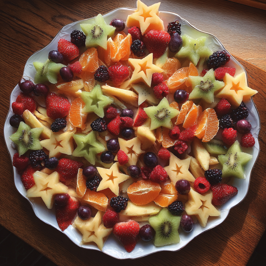 Un plateau de fruits sur une table | Source : Midjourney