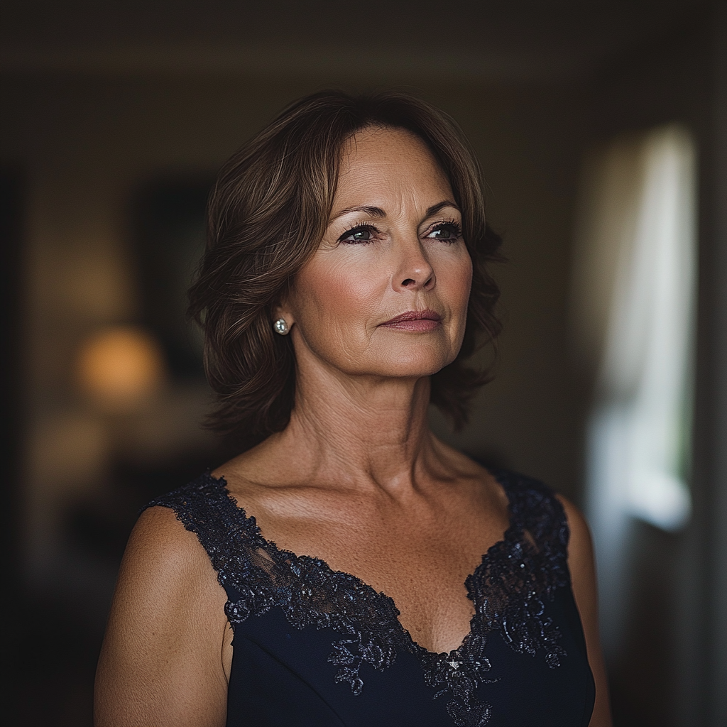 Une femme pensive | Source : Midjourney