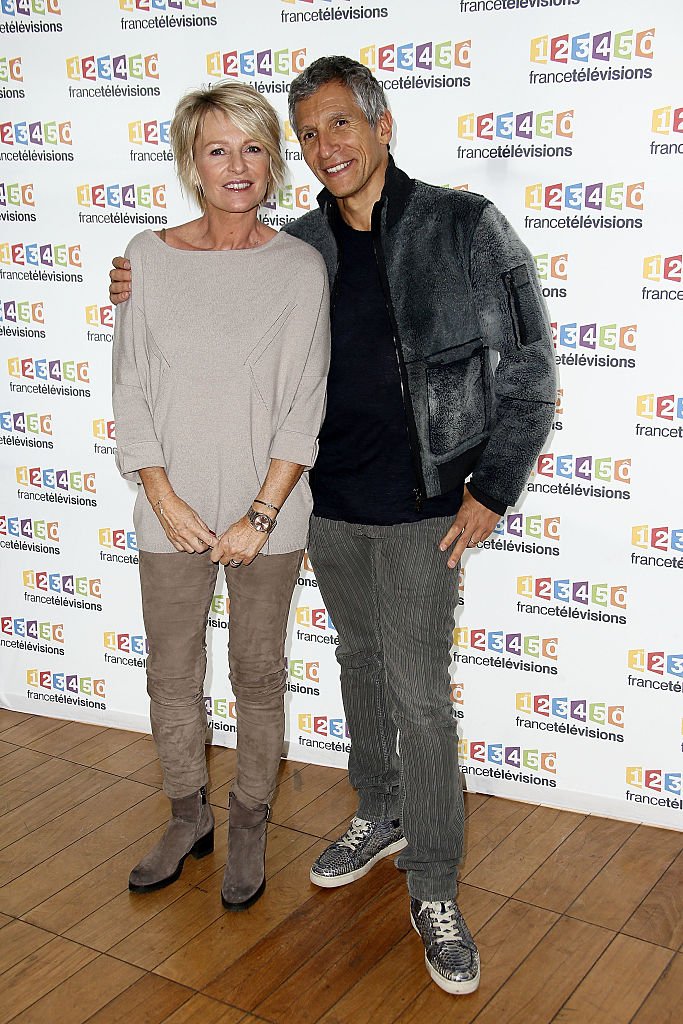 Nagui et Sophie Davant pour le Téléthon. l Source : Getty Images