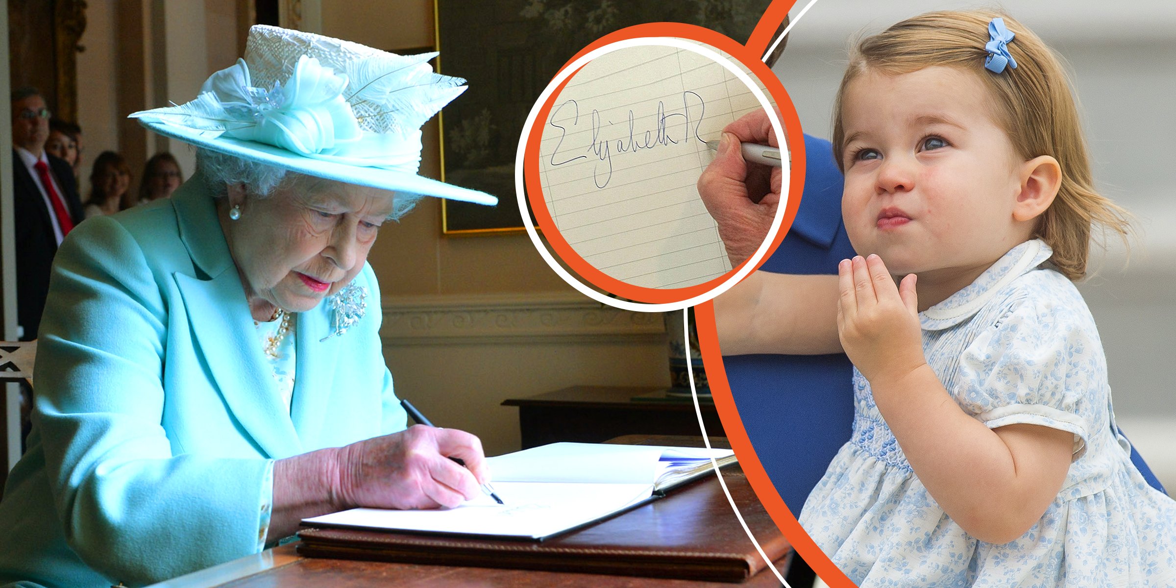 La reine Elizabeth II et la princesse Charlotte. І Source : Getty Images