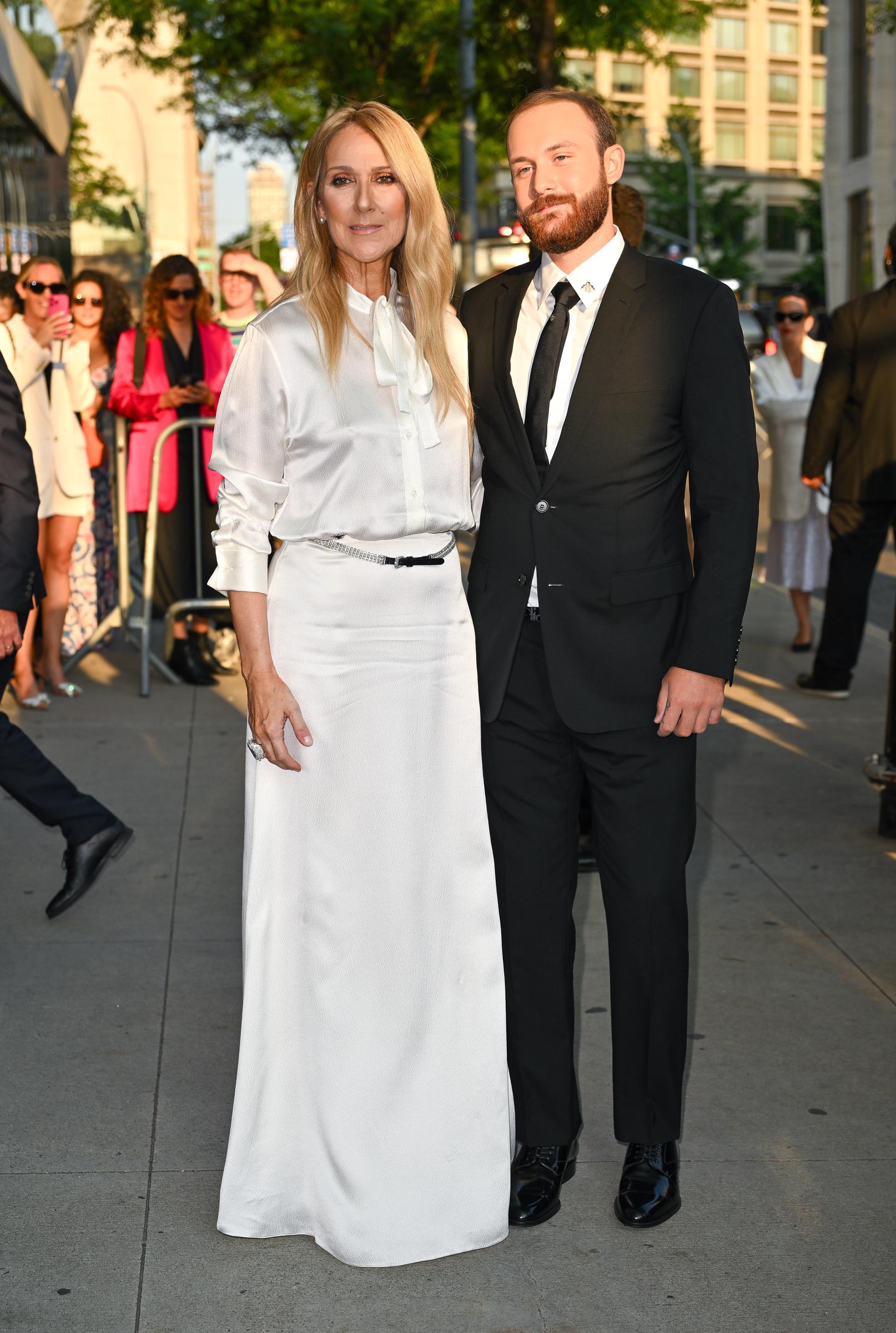 Céline Dion et René-Charles Angélil lors de la projection de "I Am : Celine Dion" le 17 juin 2024, à New York | Source : Getty Images