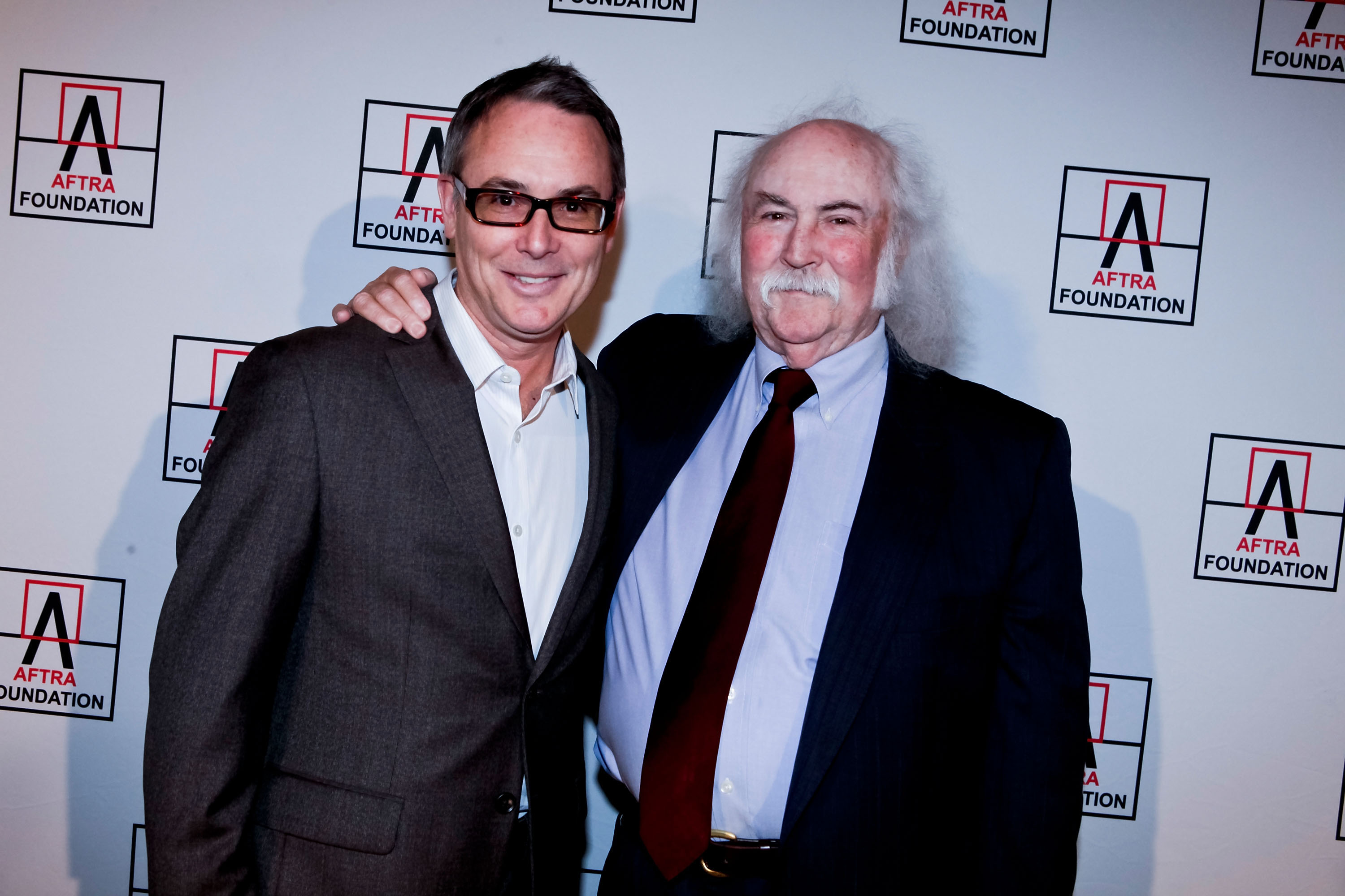 James Raymond et David Crosby le 21 mars 2011 à Los Angeles, Californie | Source : Getty Images
