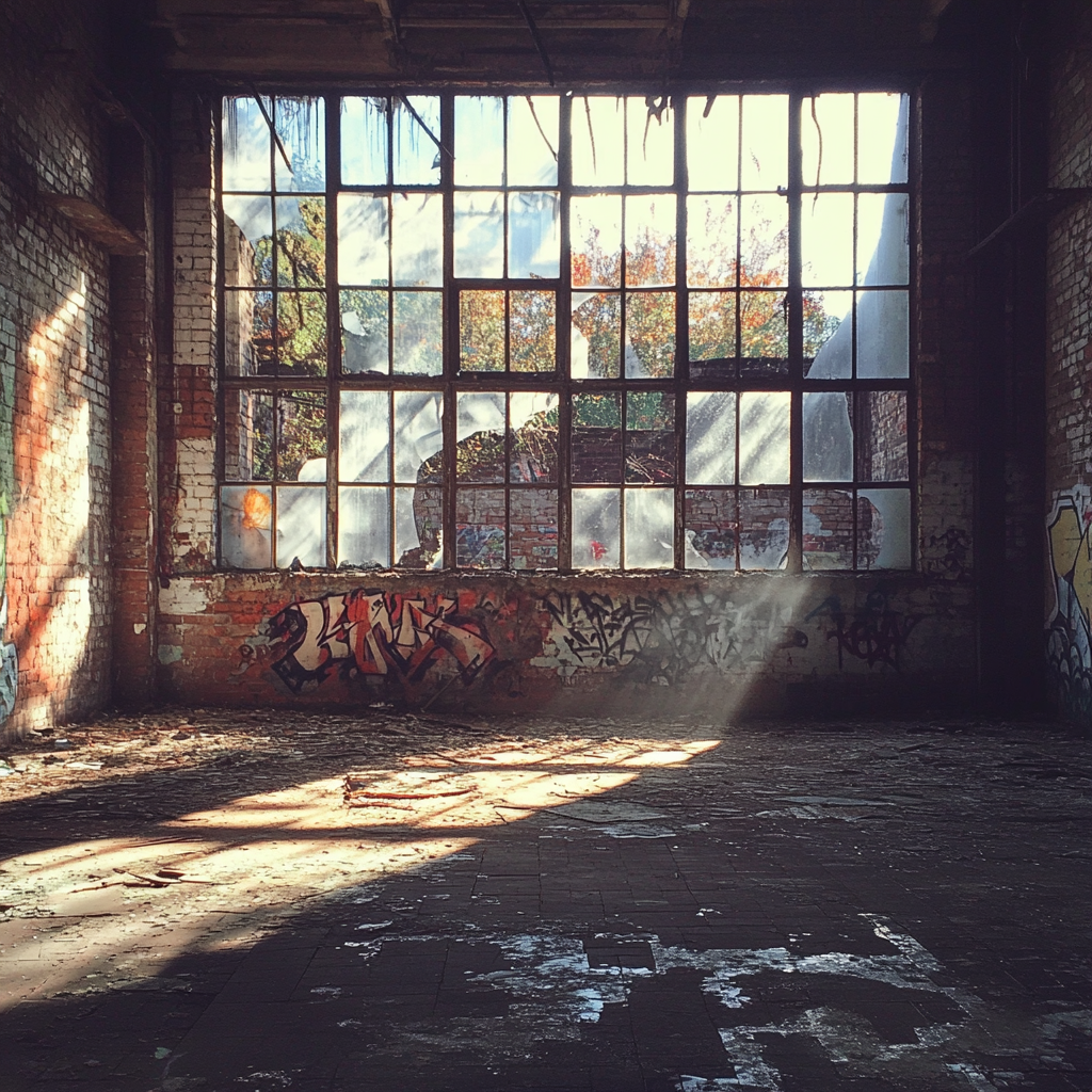 Une usine abandonnée | Source : Midjourney