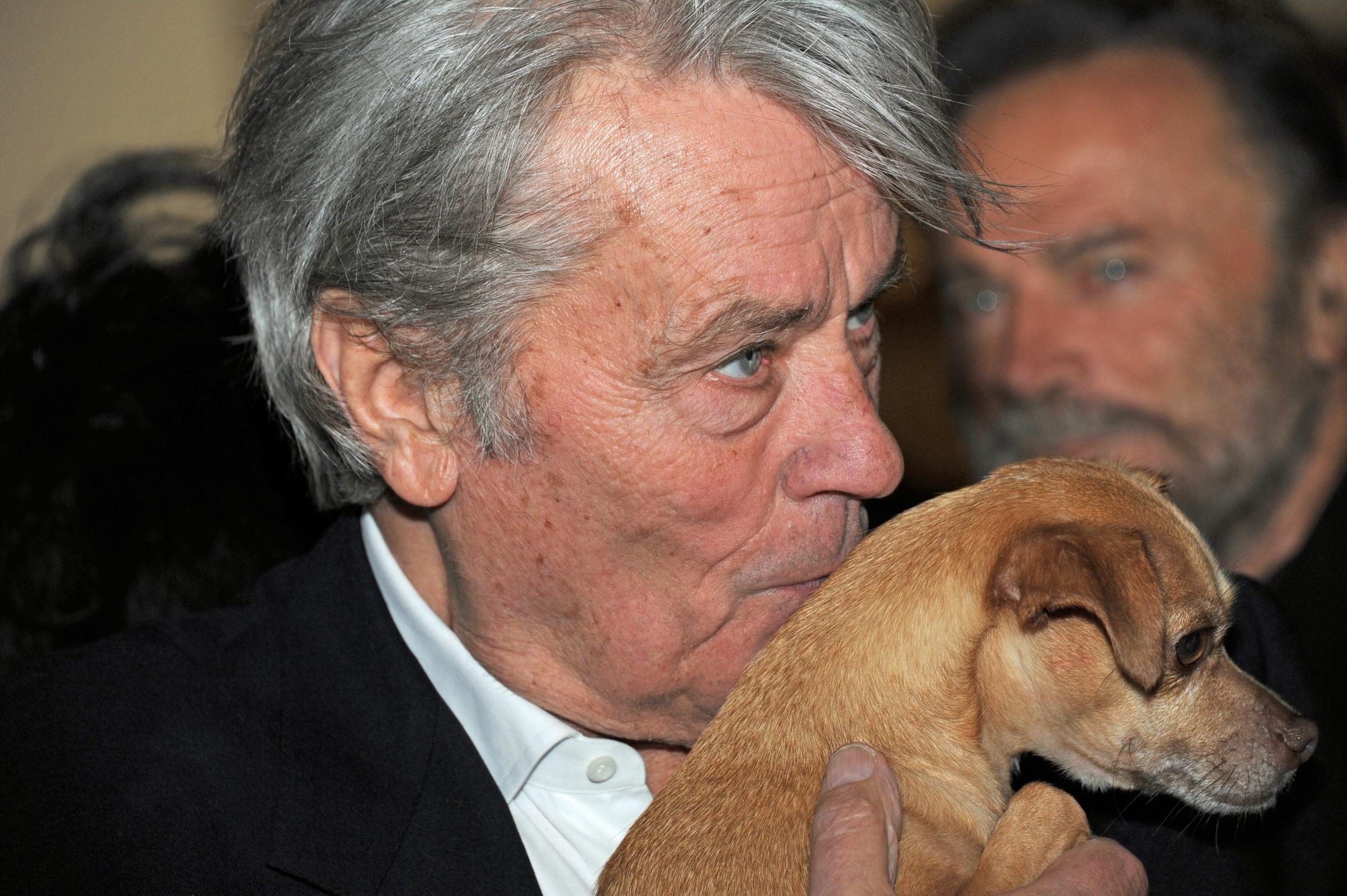 Alain Delon en Autriche le 11 novembre 2014. | Source : Getty Images