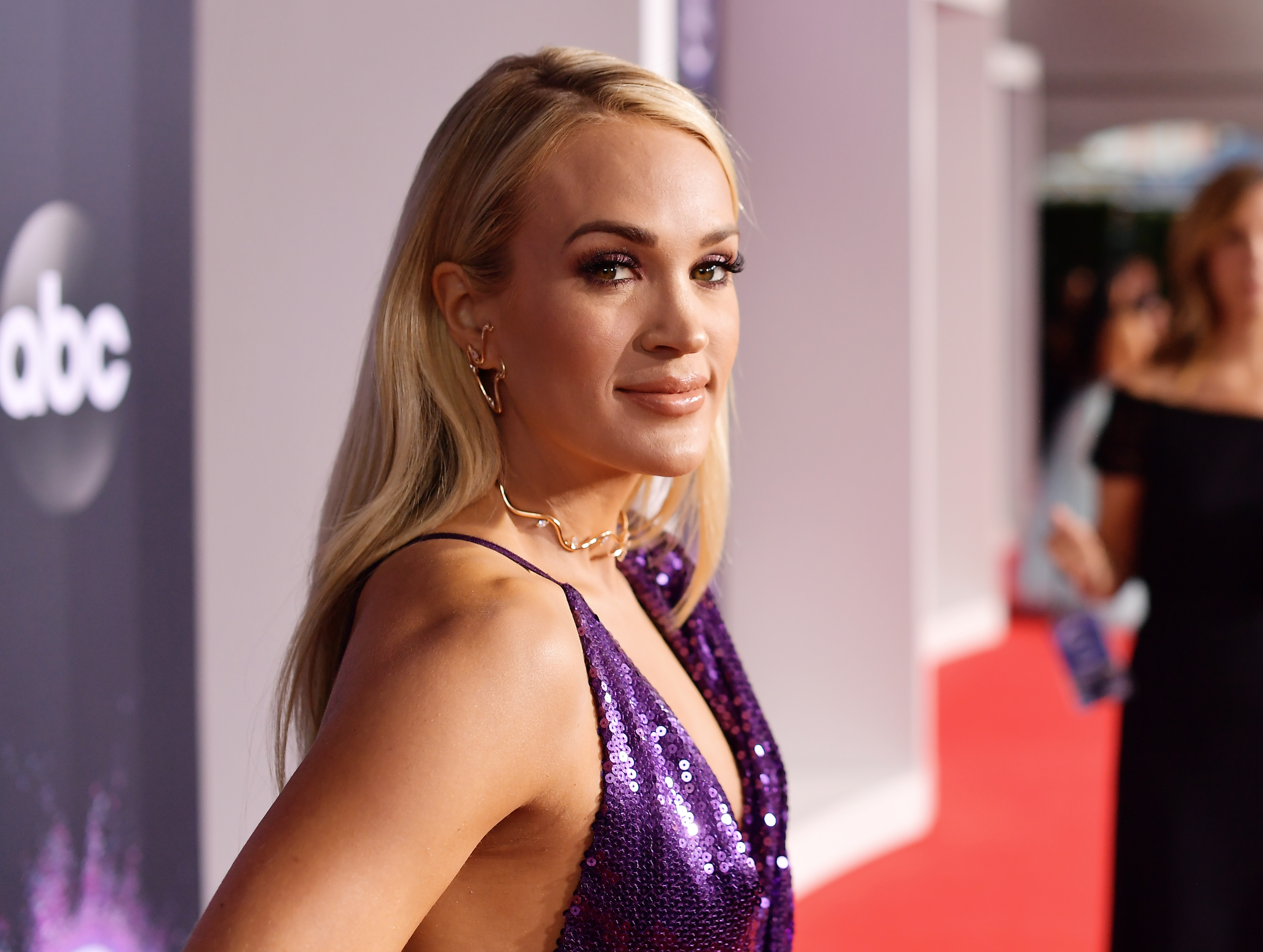 Carrie Underwood aux American Music Awards à Los Angeles, en Californie, le 24 novembre 2019. | Source : Getty Images