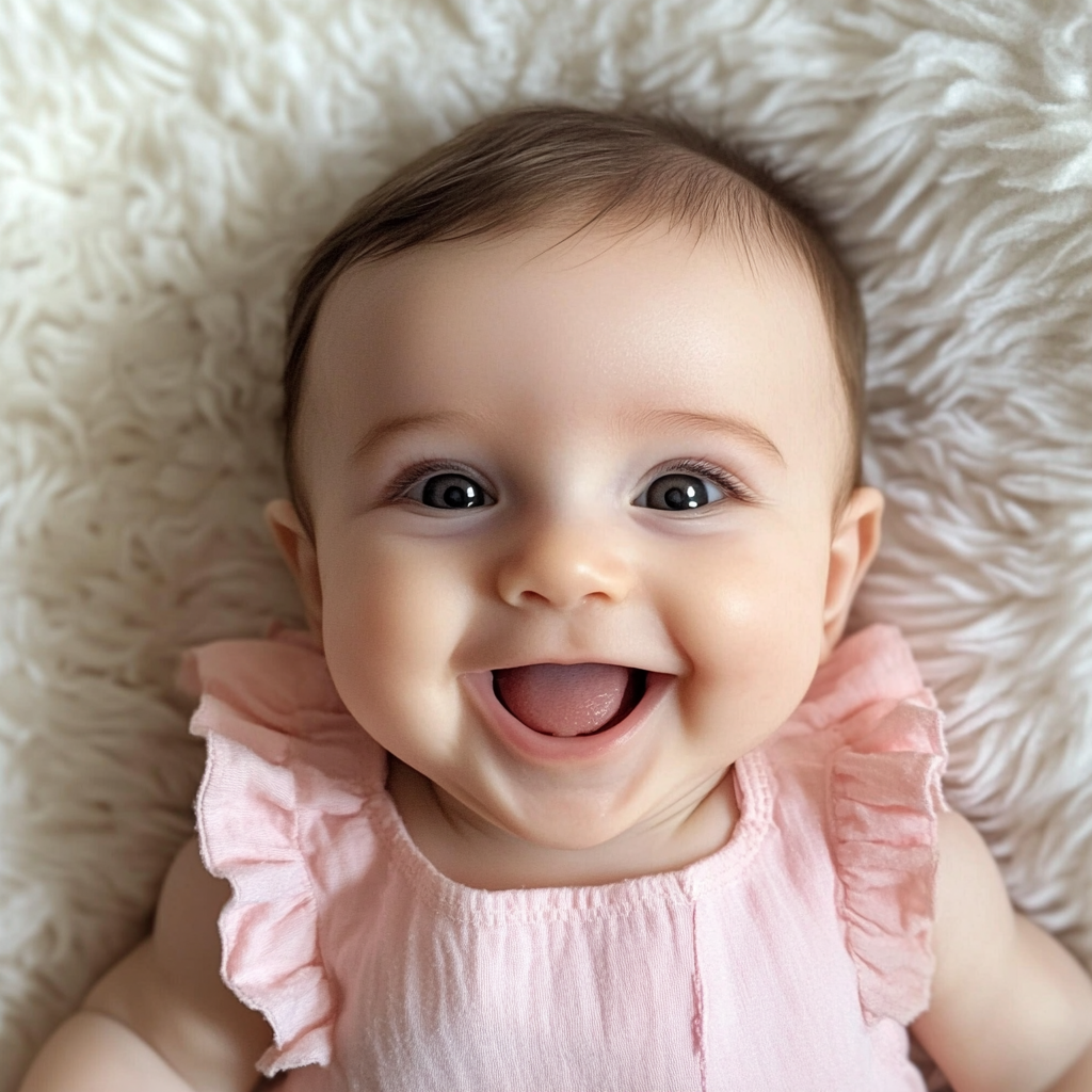Gros plan sur une belle petite fille | Source : Midjourney