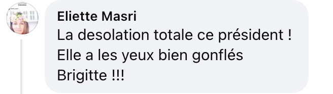 Commentaire d'internaute sur l'apparence de Brigitte Macron | Source : capture Facebook@Gala