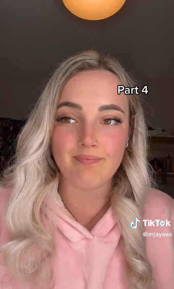 Madeleine Jaye parle de son expérience amoureuse. | Source : tiktok.com/mjayeex