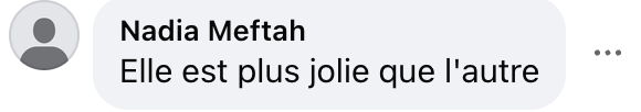 Capture d'écran du commentaire d'un internaute I Source : facebook.com/voici
