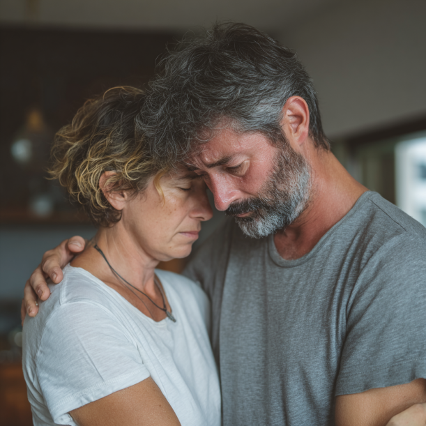 Un couple qui s'embrasse | Source : Midjourney