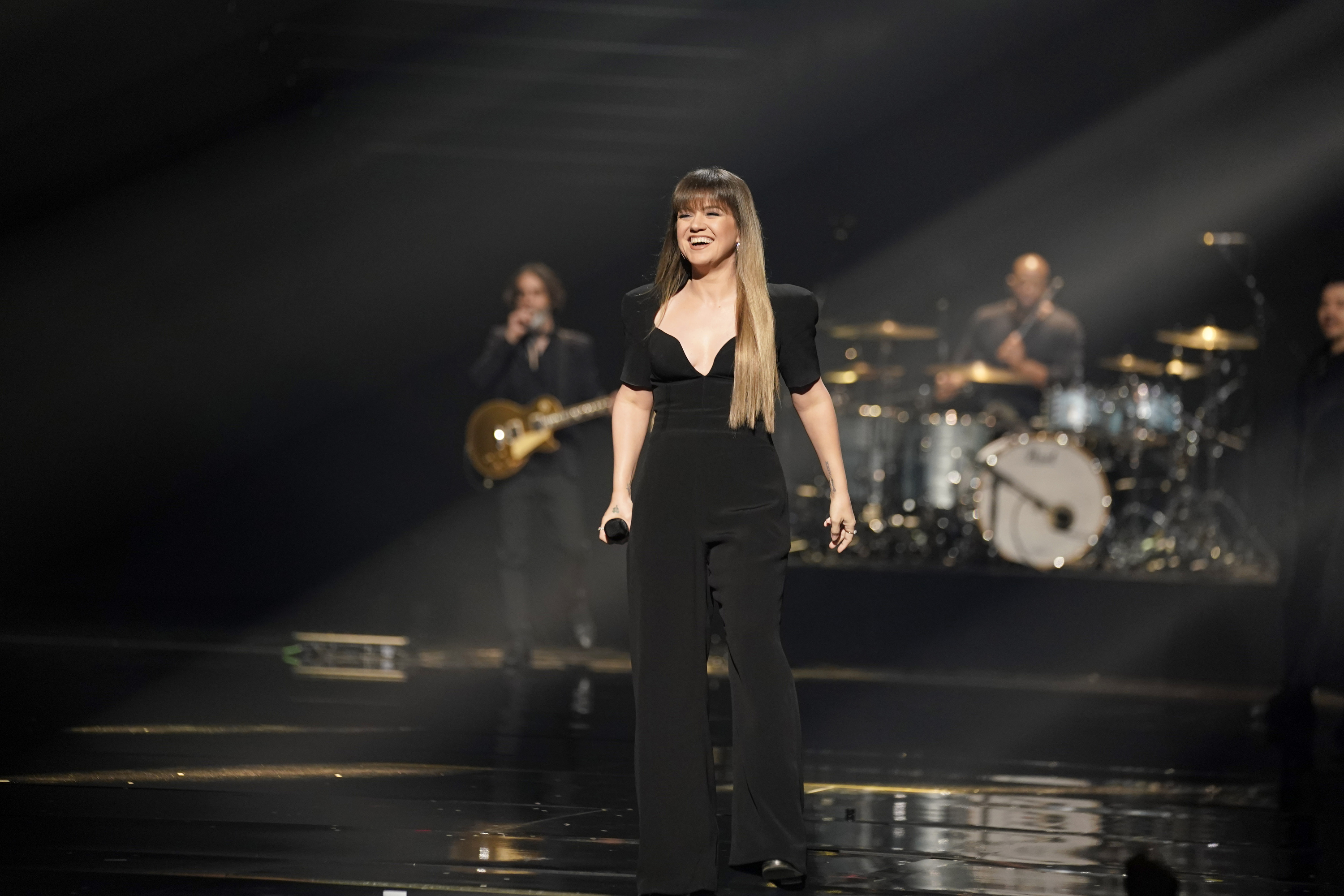 Kelly Clarkson lors de l'Upfront de NBC Universal depuis le Radio City Music Hall à New York, le lundi 13 mai 2024 | Source : Getty Images