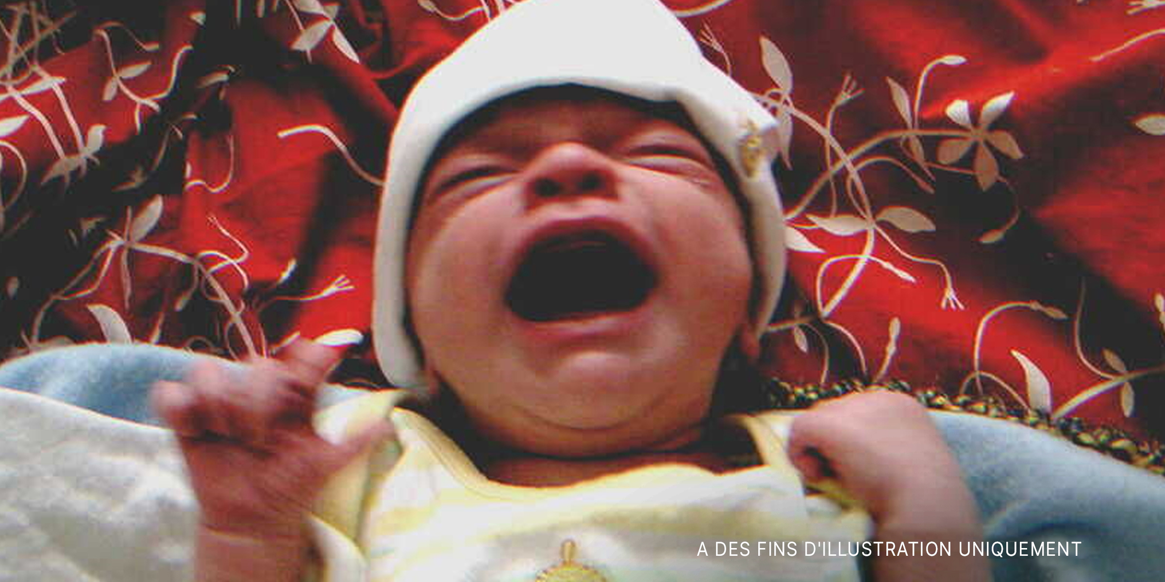 Un nouveau-né qui pleure | Source : Flickr.com/"Crying" (CC BY-SA 2.0) by rabble
