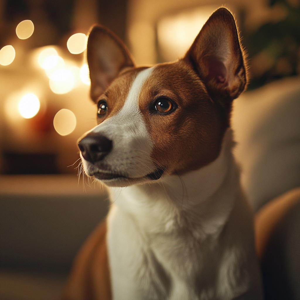 Vue latérale d'un chien | Source : Midjourney