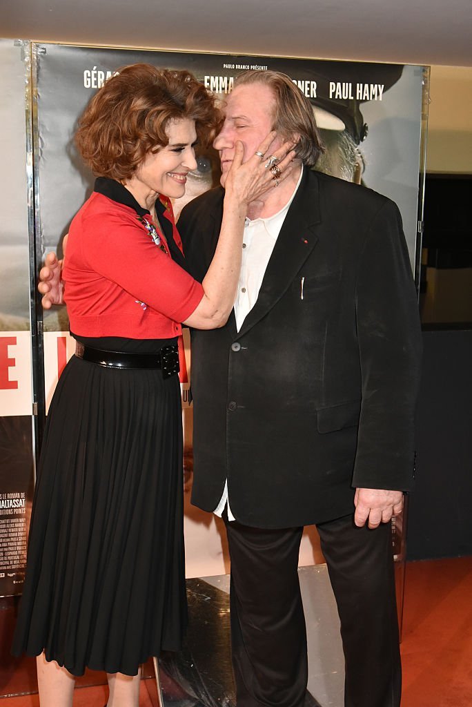 Fanny Ardant et Gerard Depardieu le 10 janvier 2017 à Paris, France. | Photo : Getty Images.
