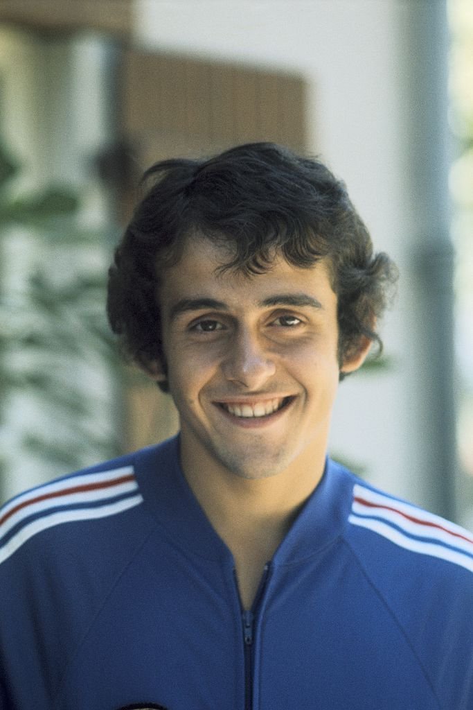 Portrait du joueur de football français Michel Platini, vers 1970. | Photo : Getty Images