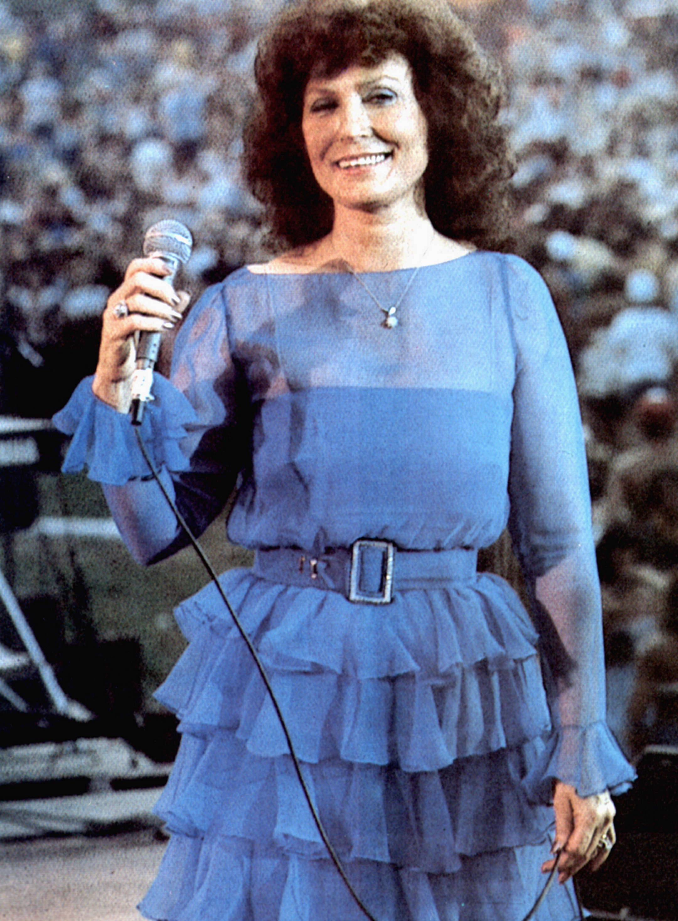 Loretta Lynn en concert aux États-Unis en 1970 | Source : Getty Images