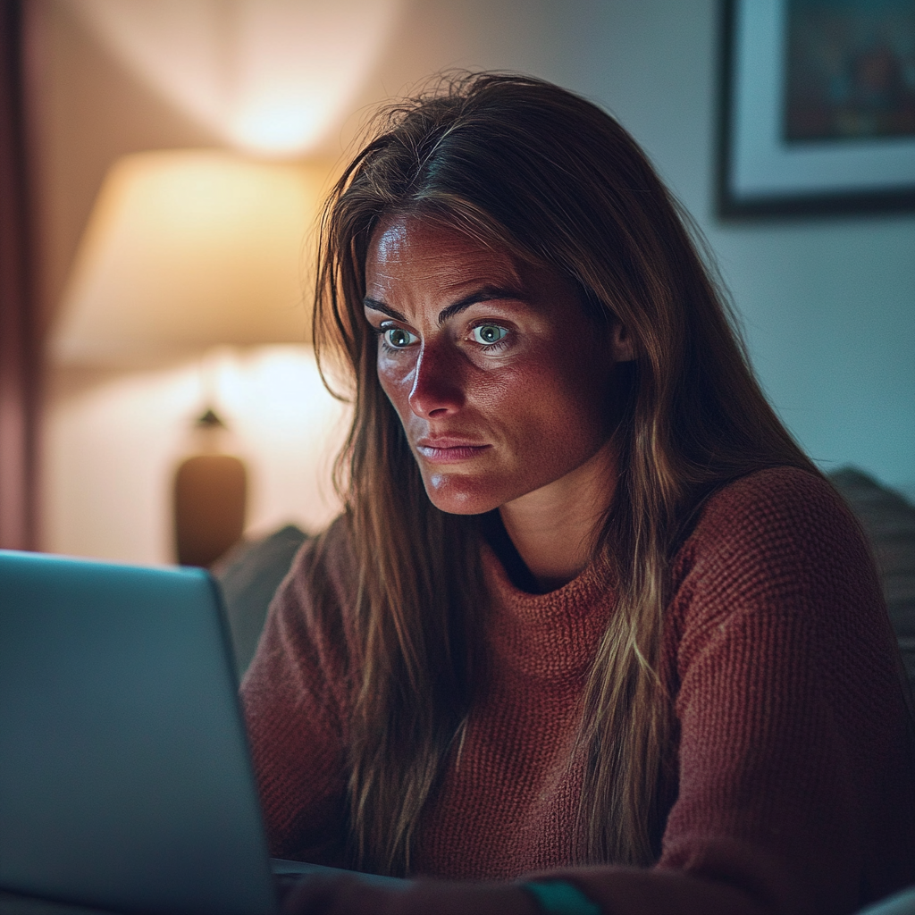 Une femme rédigeant un courriel | Source : Midjourney