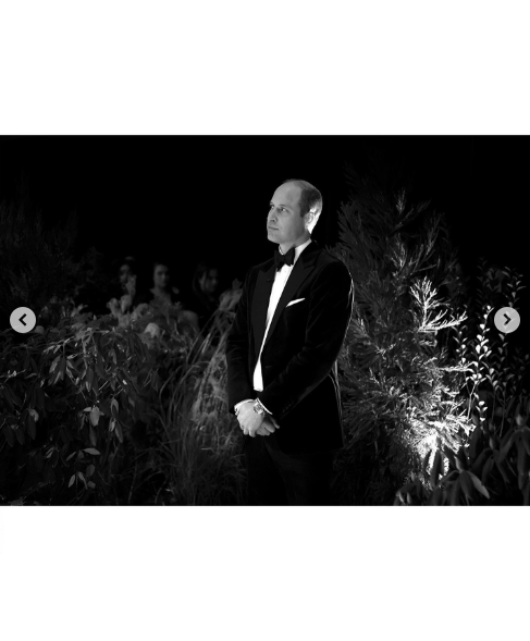 Le prince William sur une photo en noir et blanc postée le 6 décembre 2022 | Source : Instagram/princeandprincessofwales