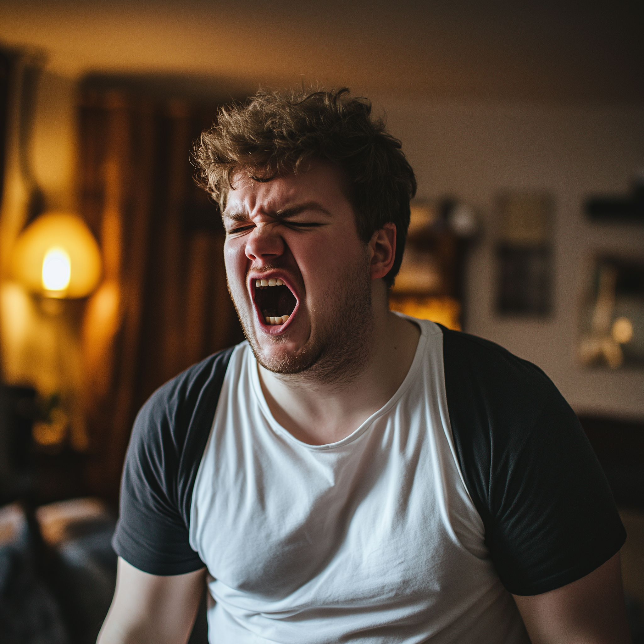 Un homme en colère qui crie | Source : Midjourney