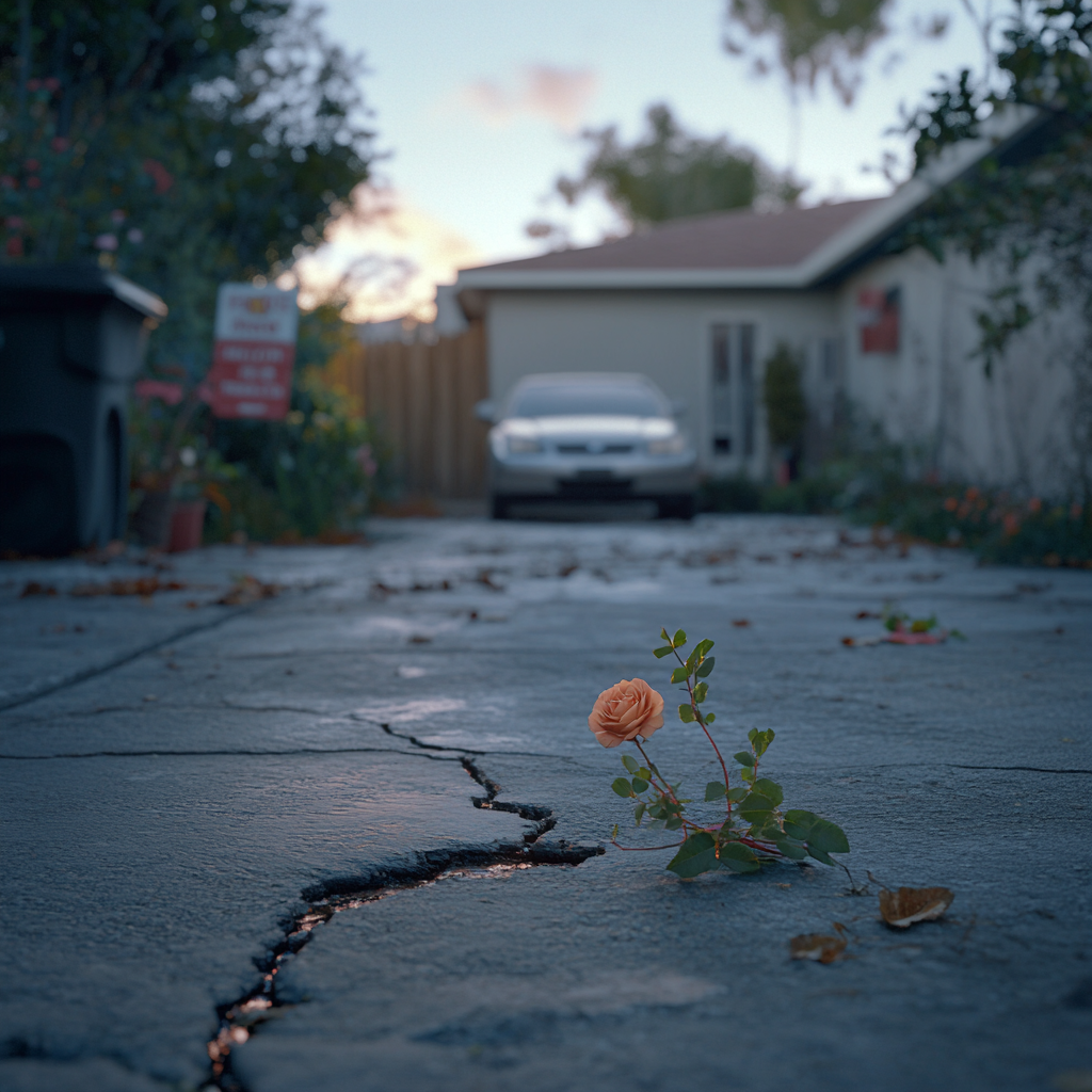 Une place de parking construite sur un jardin | Source : Midjourney