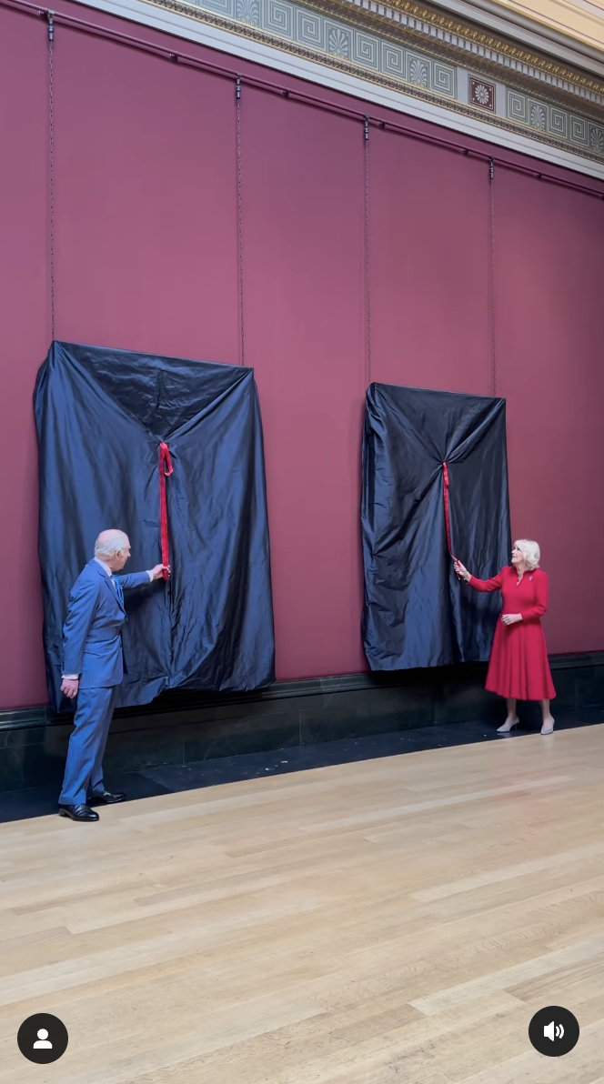 Le roi Charles et la reine Camilla s'apprêtent à dévoiler leurs portraits d'état de couronnement, datés du 6 mai 2025 | Source : Instagram/theroyalfamily