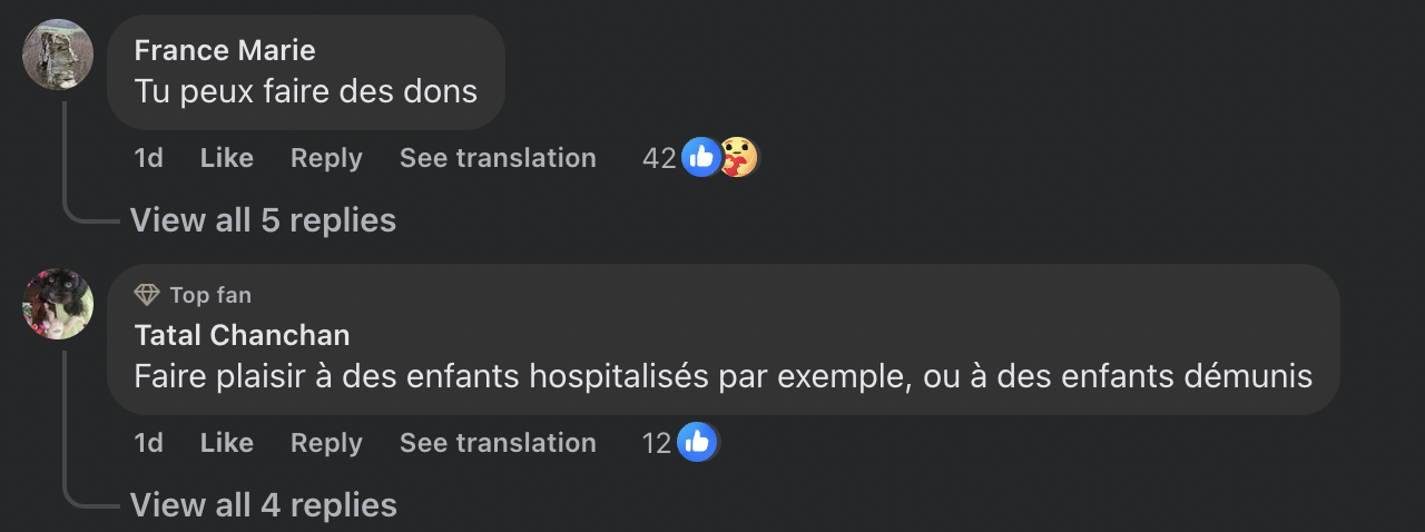 Commentaires des internautes sur les gains d'Émilien dans "Les 12 coups de midi"