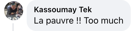 Commentaire d'internaute sur la vidéo d'Arielle Dombasle et Bernard-Henri Lévy | Source : capture Facebook@Arielle Dombasle