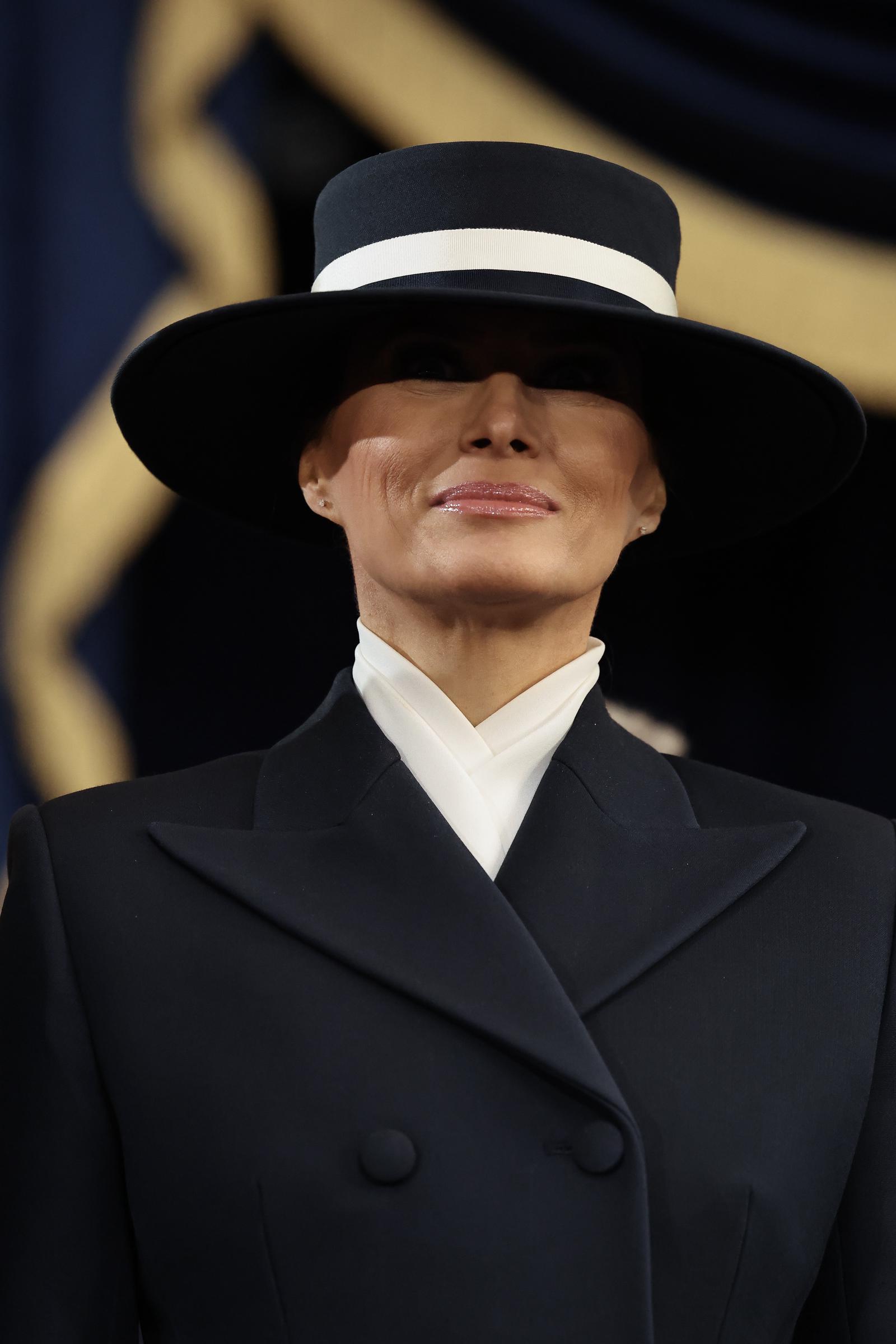 Melania Trump lors de la deuxième inauguration de son mari. | Source : Getty Images