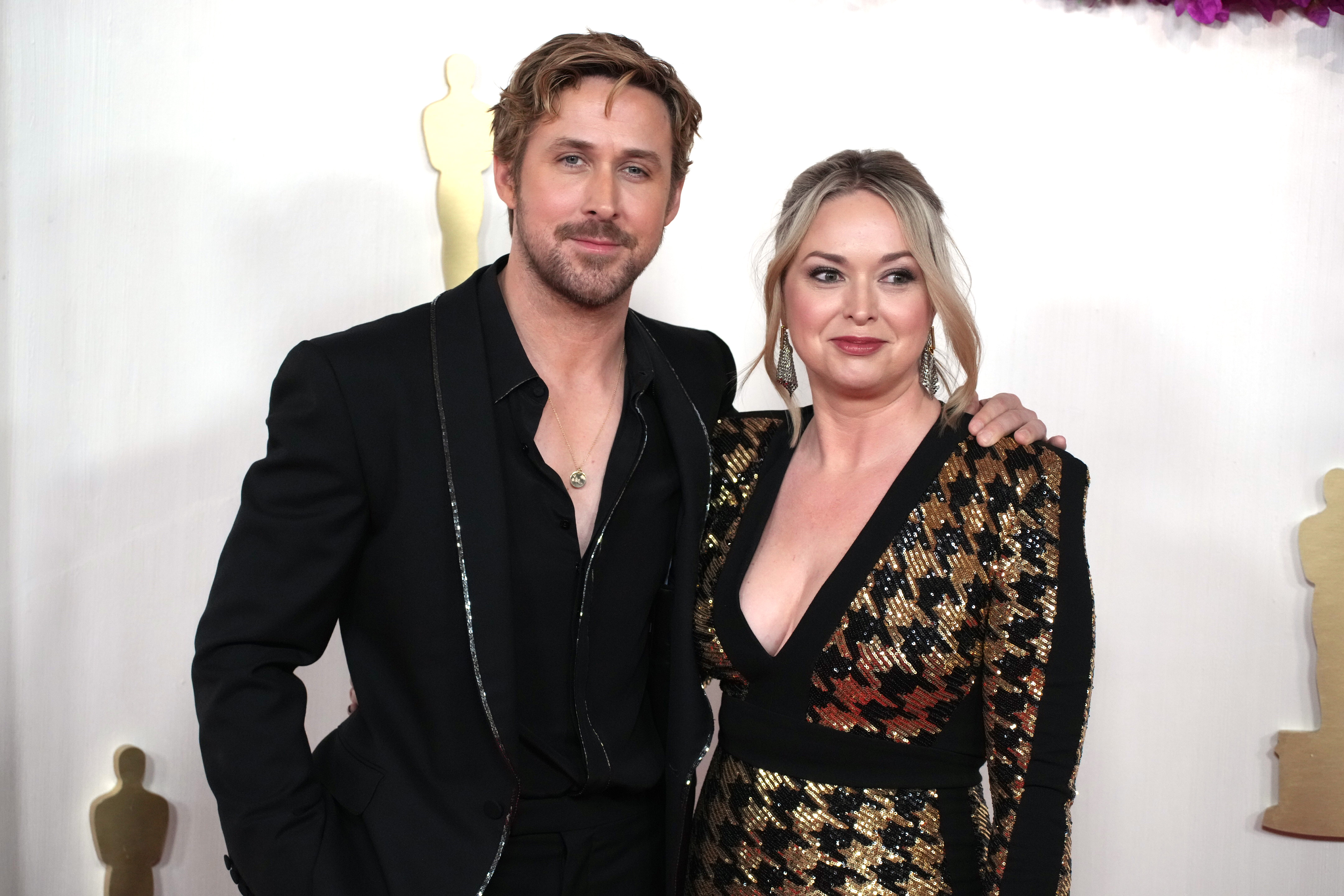 Ryan Gosling et Mandi Gosling lors de la 96e cérémonie annuelle des Oscars le 10 mars 2024 à Los Angeles, Californie | Source : Getty Images