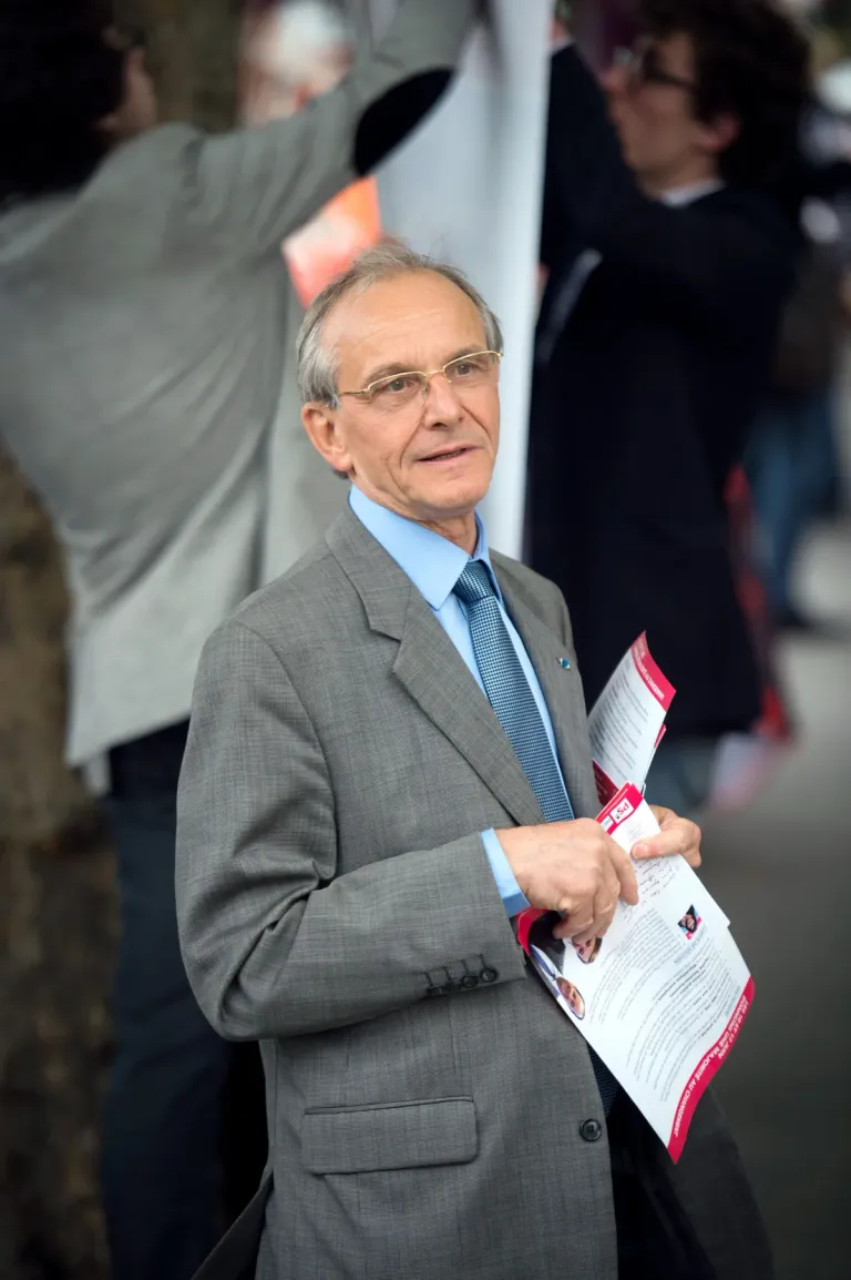 Axel Kahn, médecin généticien et père de famille. l Source : Getty Images