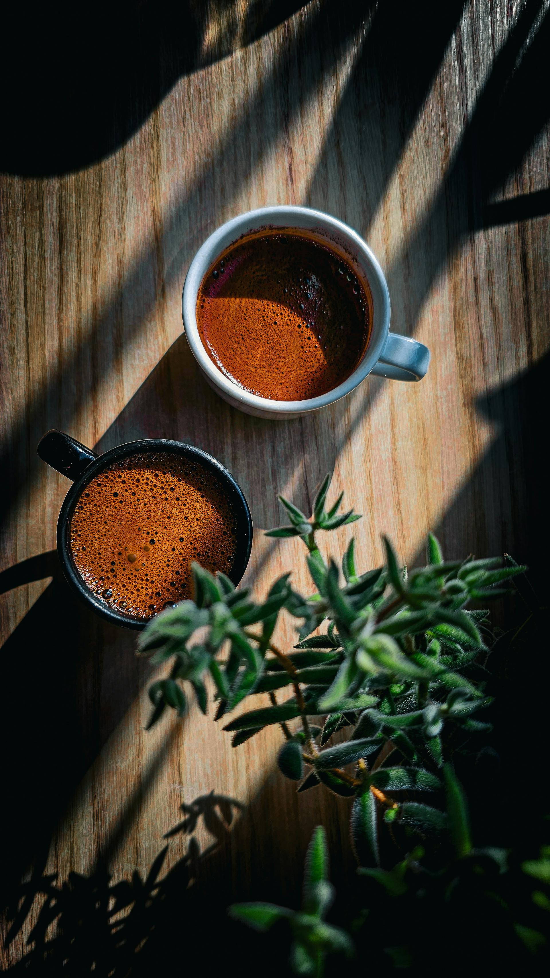 Tasses à café sur une table | Source : Pexels