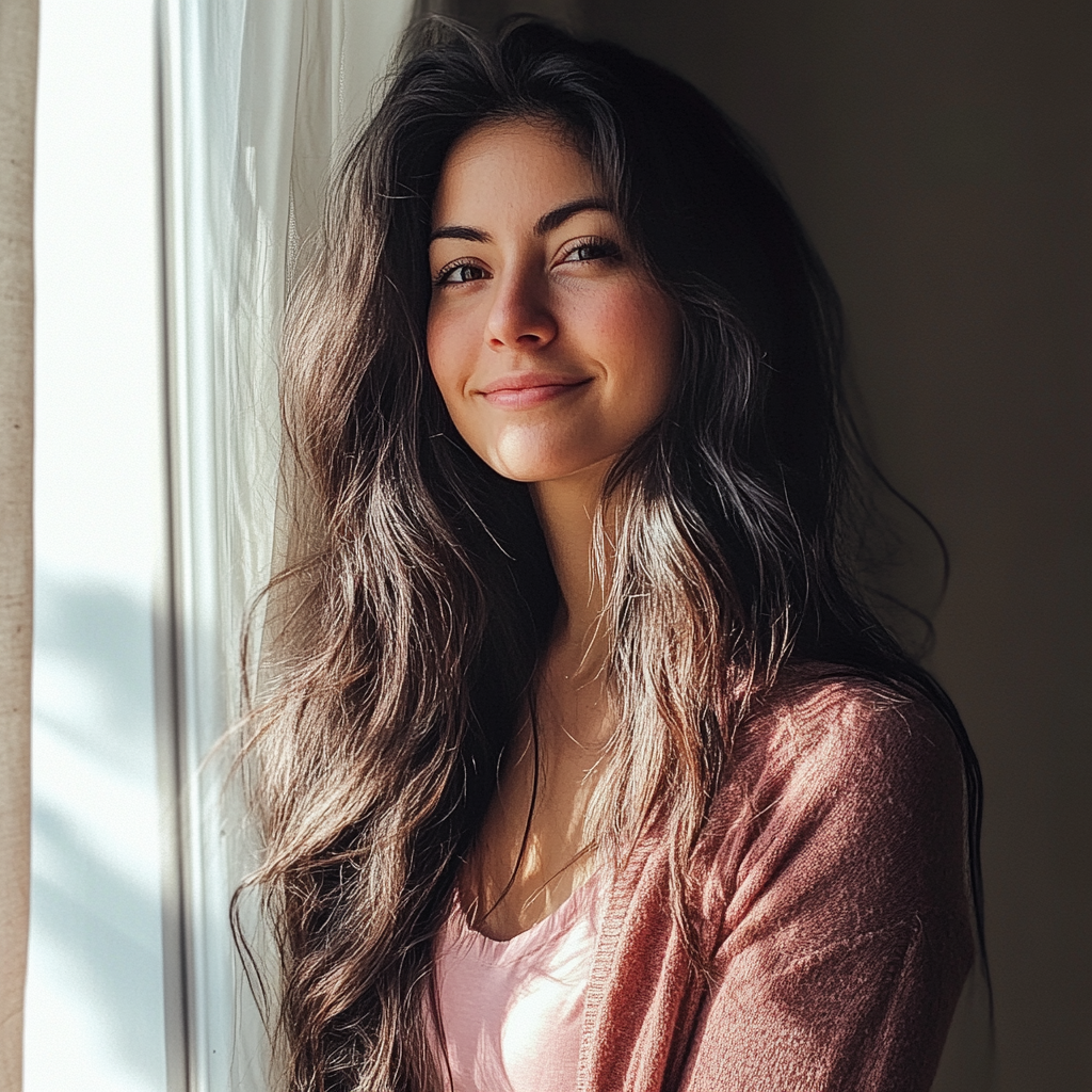Une femme souriante | Source : Midjourney