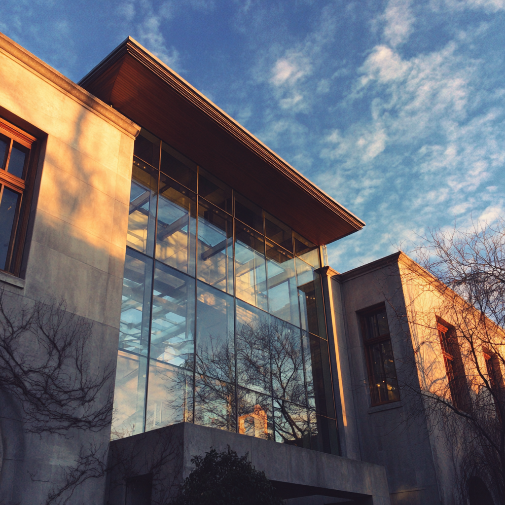 L'extérieur d'un musée | Source : Midjourney