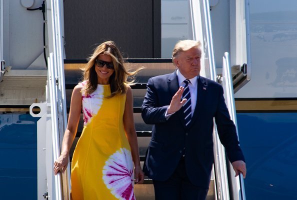 Donald Trump et Melania Trump pris en août 2019. | Image : Getty Images