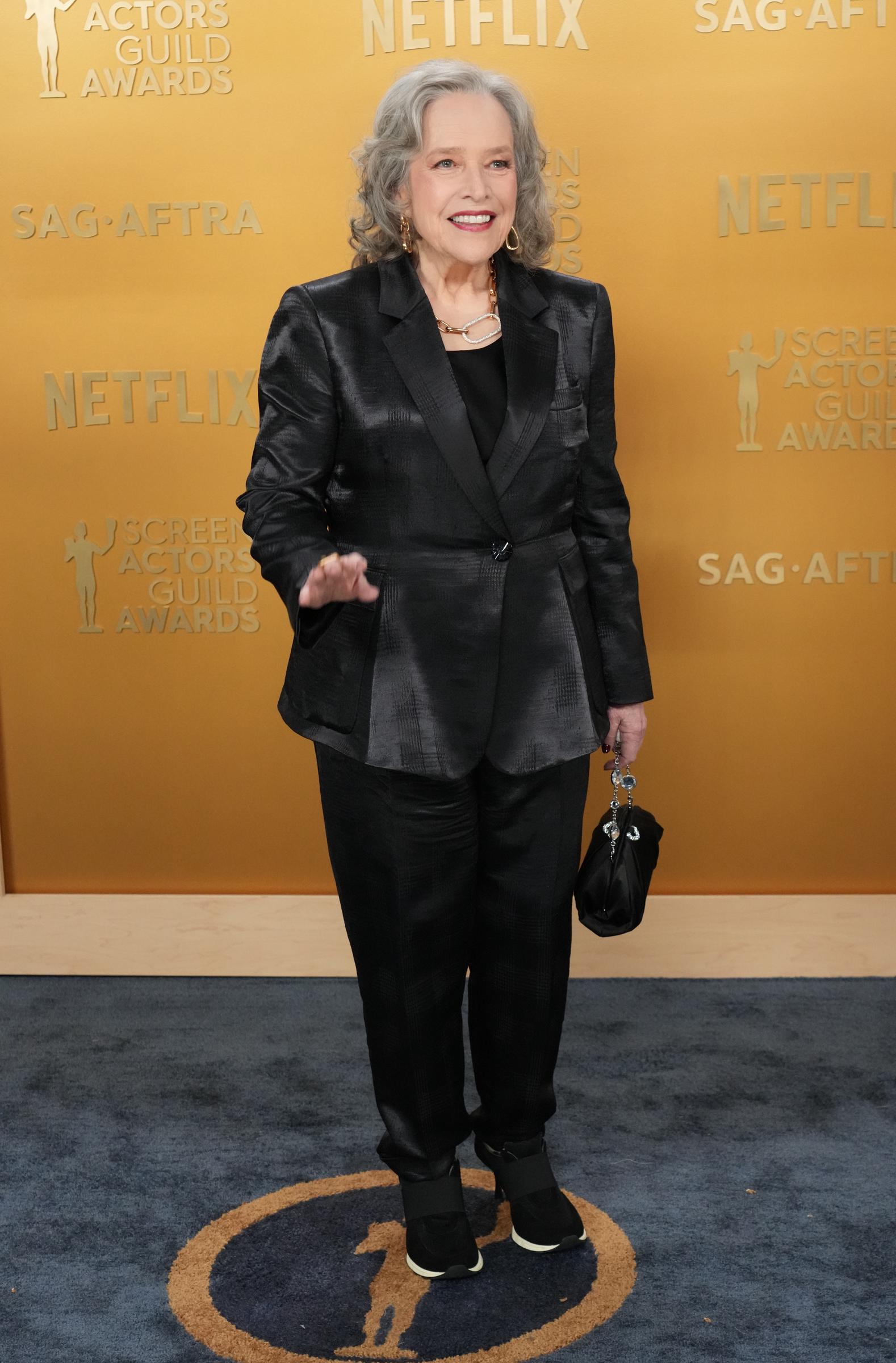 Kathy Bates au Shrine Auditorium and Expo Hall, le 23 février 2025 | Source : Getty Images