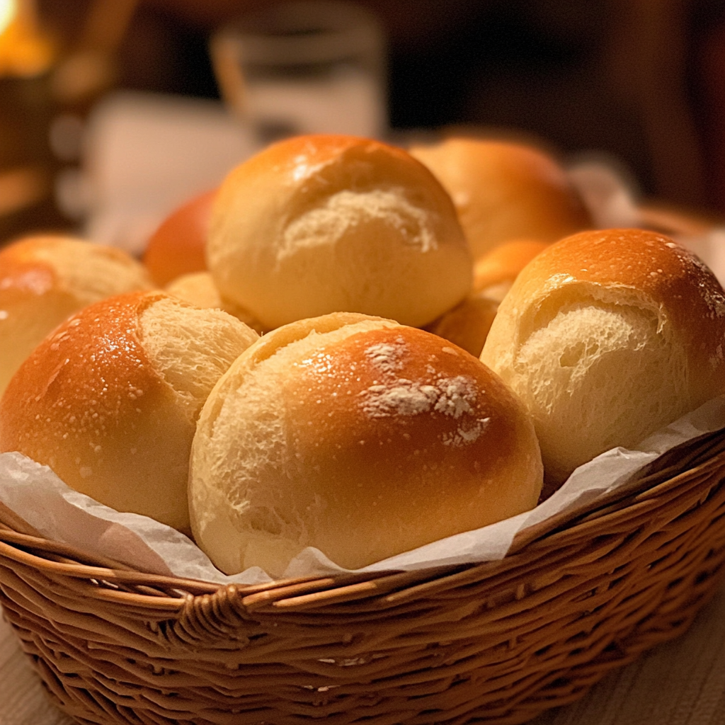 Une corbeille de petits pains frais | Source : Midjourney