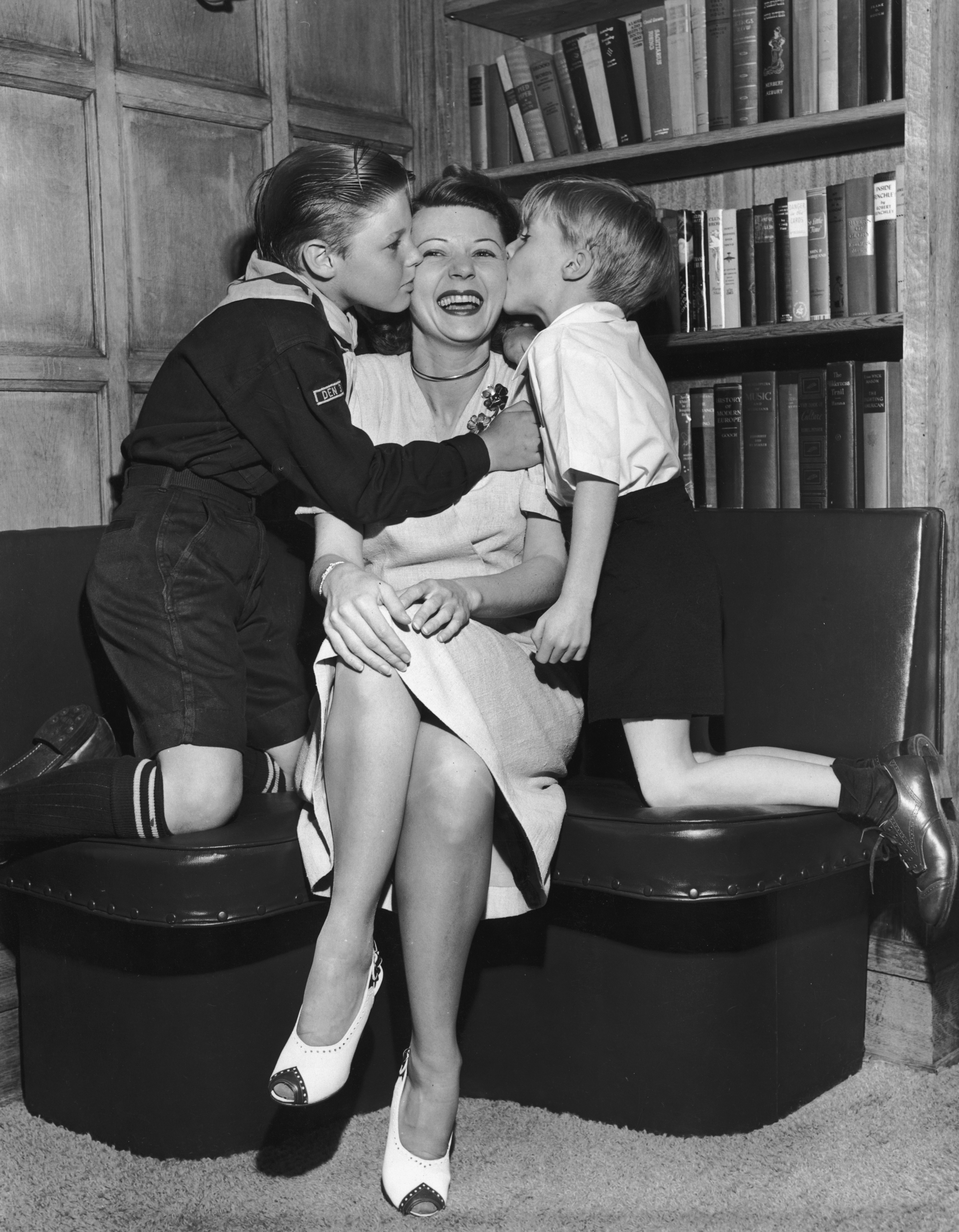 Le portrait de famille de la chanteuse publié en 1946 | Source : Getty Images