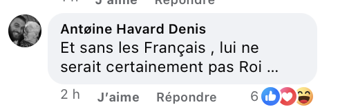 Commentaire d'un internaute I Source : https://www.facebook.com/reel/1526468922492342