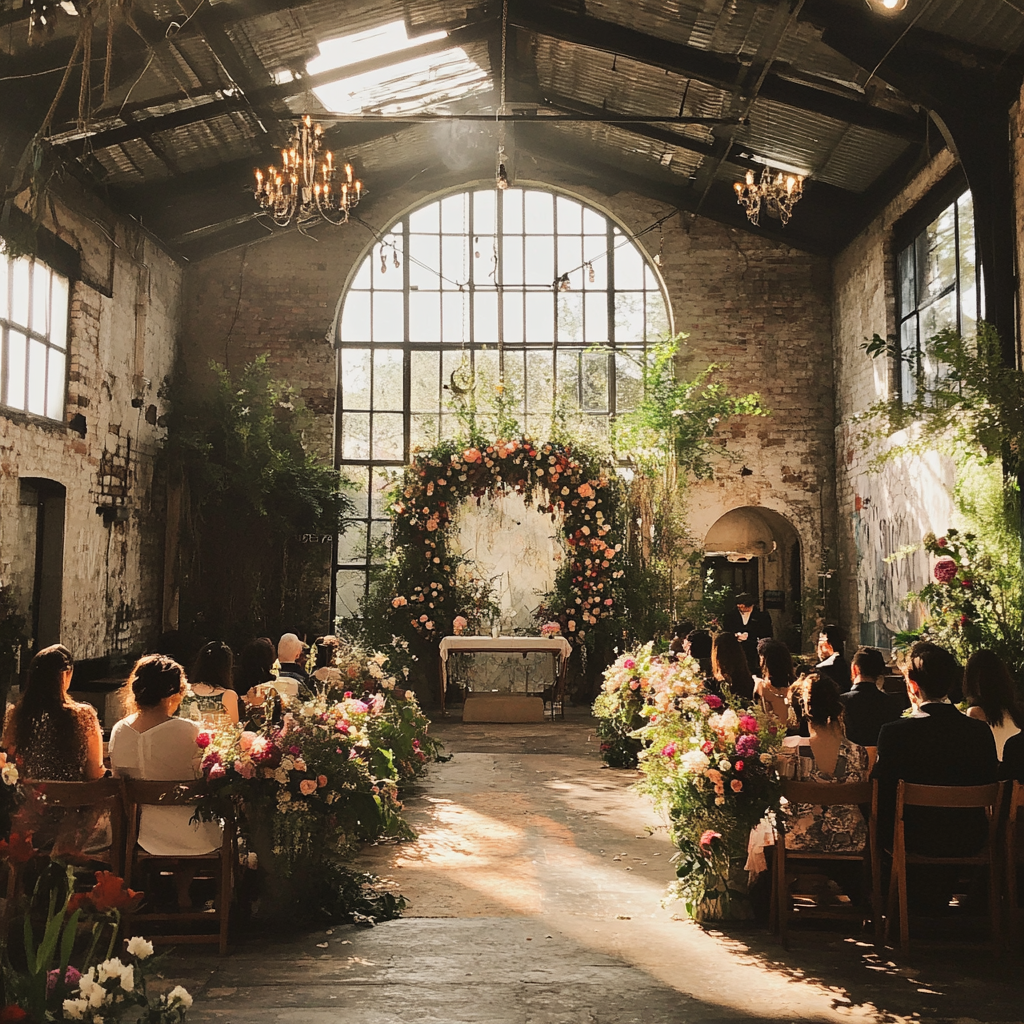 A wedding venue | Source: Midjourney